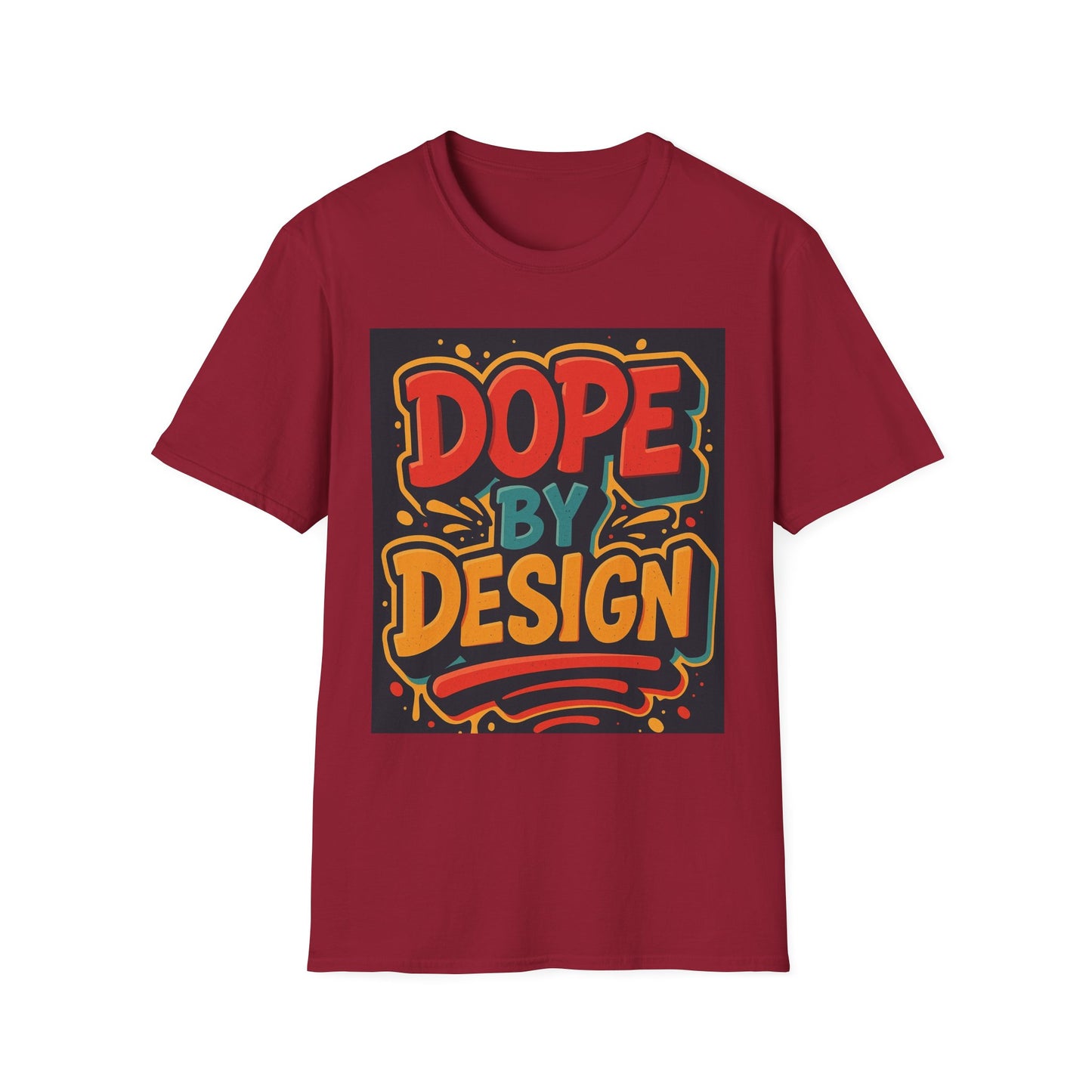 Dope by Design Unisex Softstyle T-Shirt - Vibrant Graphic Tee for Casual Wear