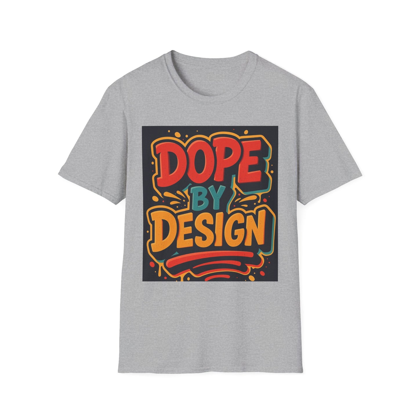 Dope by Design Unisex Softstyle T-Shirt - Vibrant Graphic Tee for Casual Wear