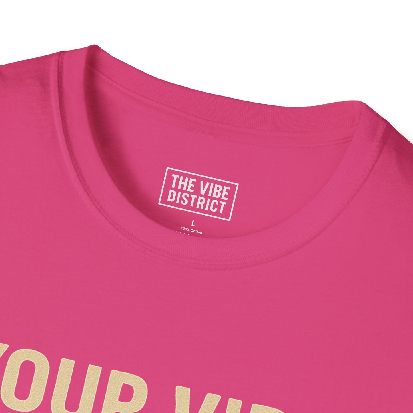 Your Vibe Attracts Your Tribe Unisex Softstyle T-Shirt, Casual Tee, Motivational Shirt, Gifts for Friends, Self-Care Wardrobe
