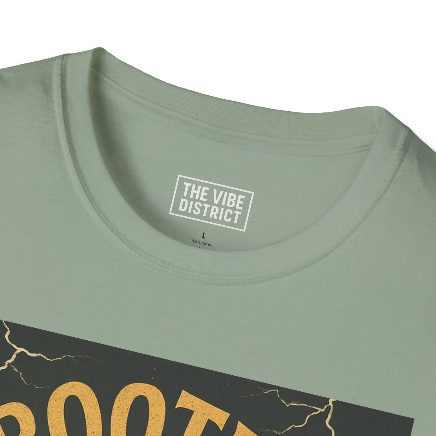 Rooted Not Shaken Unisex Softstyle T-Shirt, Tree Graphic Tee, Nature Lover Gift, Motivational Shirt, Eco-Friendly Apparel