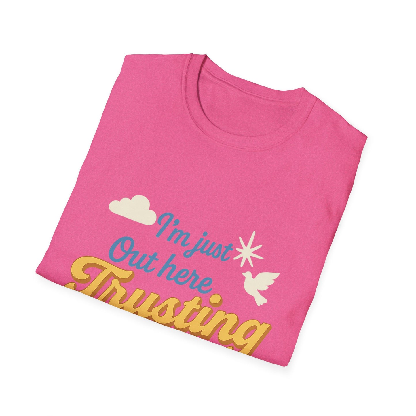 Trusting God Tee, Inspirational Gift, Christian Apparel, Casual Wear, Everyday Comfort