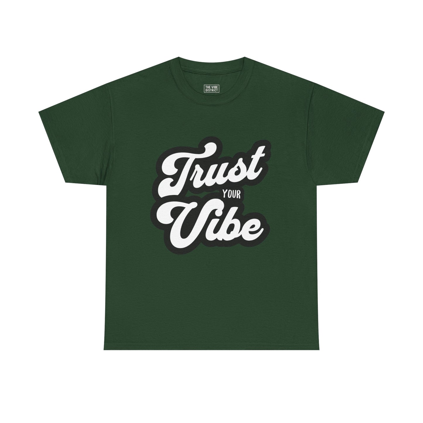 Trust Your Vibe Unisex Cotton Tee, Positive Affirmation Shirt, Casual Everyday Wear, Gift for Teens, Birthday, Inspirational Fashion