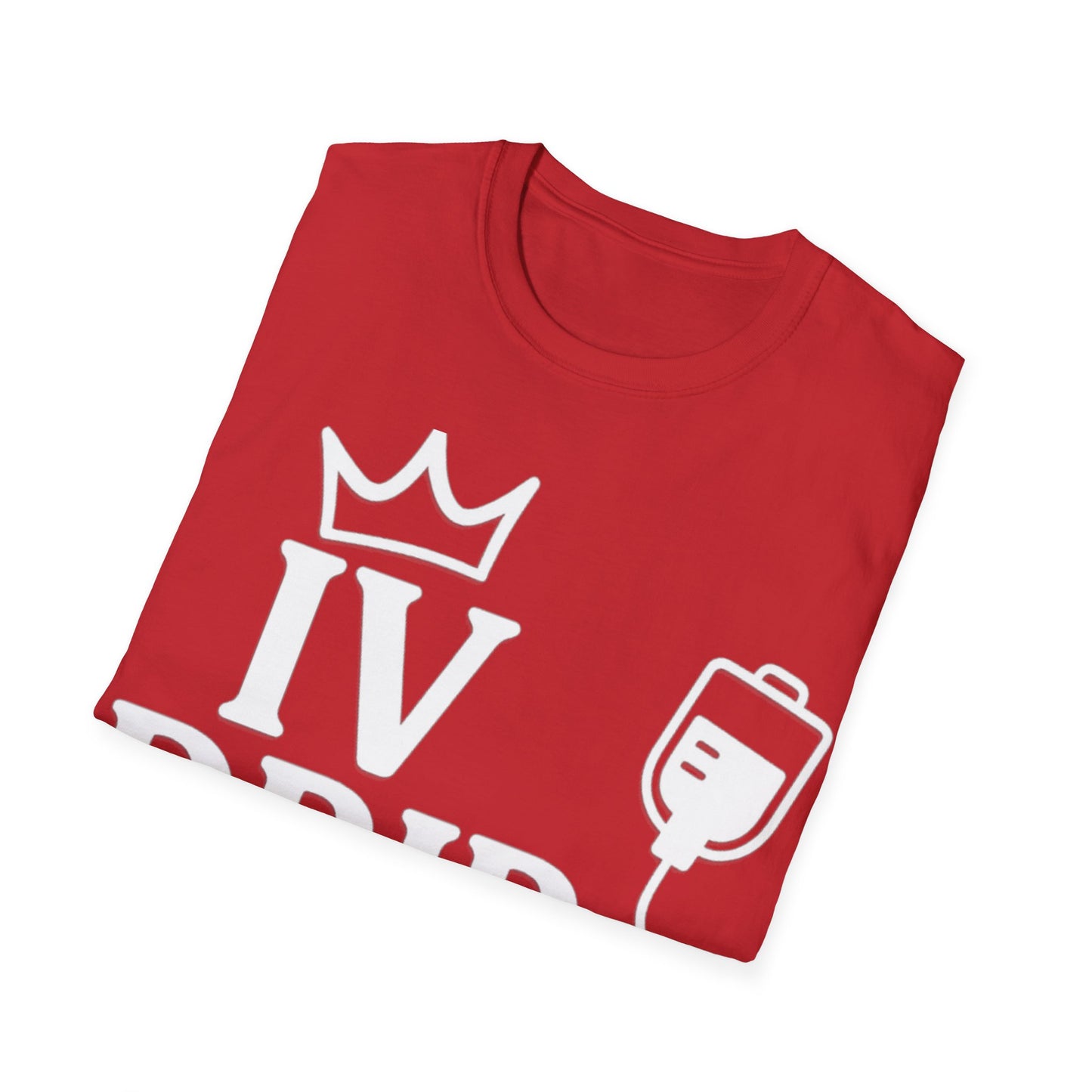 IV Drip Queen Unisex Softstyle T-Shirt - Comfortable and Stylish