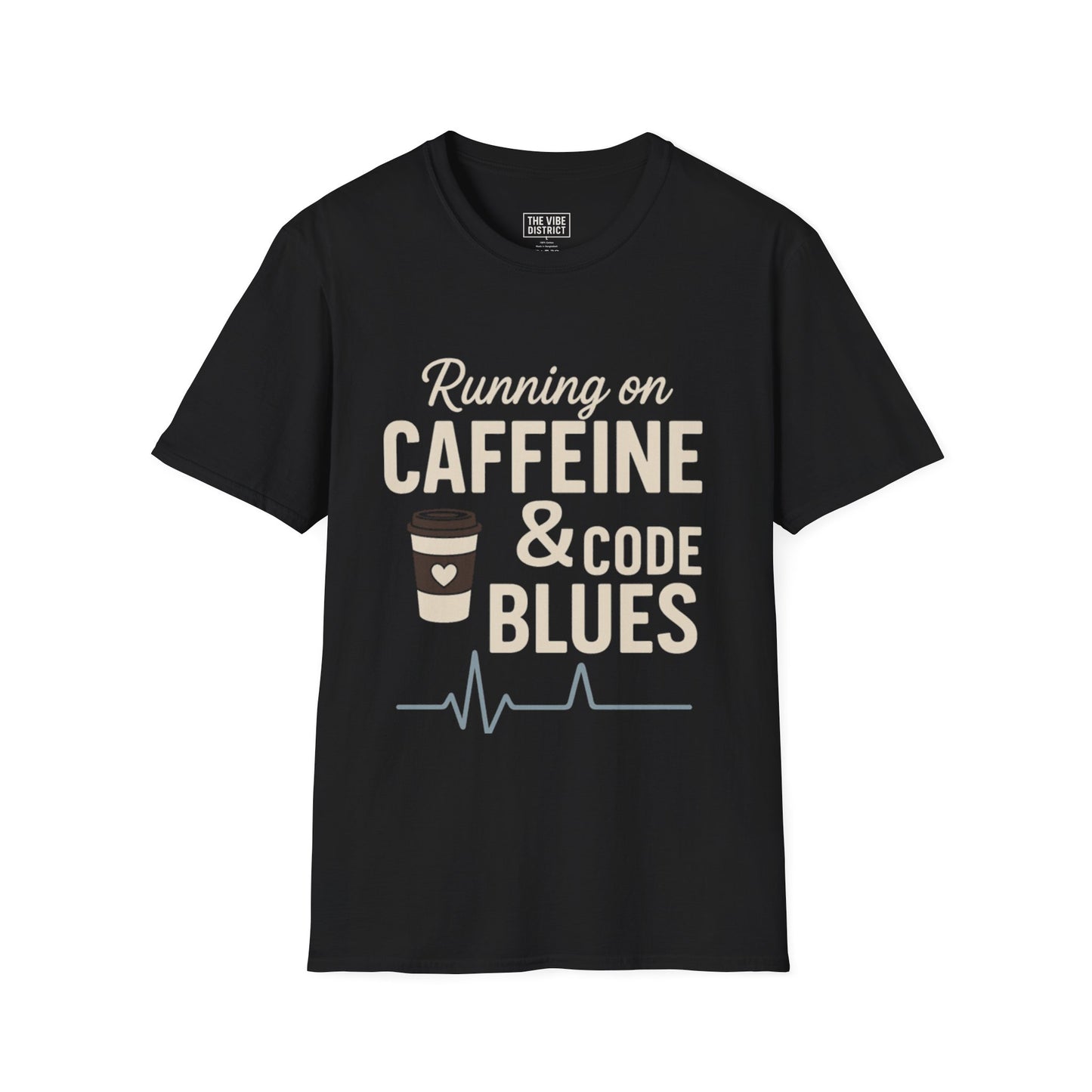 Funny Caffeine & Code Unisex T-Shirt - Perfect for Programmers & Coffee Lovers