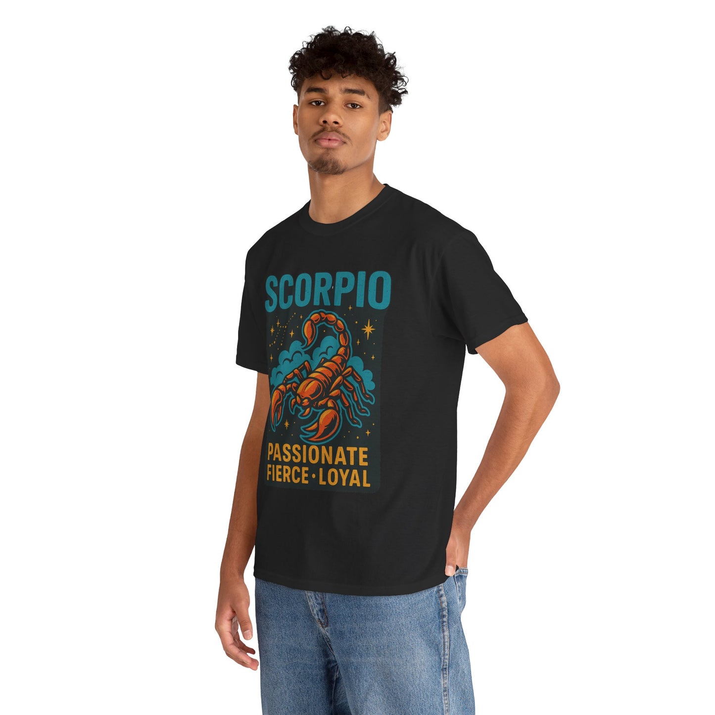 Scorpio Zodiac Tee | Passionate, Fierce & Loyal | Astrology Gift, Horoscope Shirt, Unisex Apparel, Birthday Present, Astrology Lover