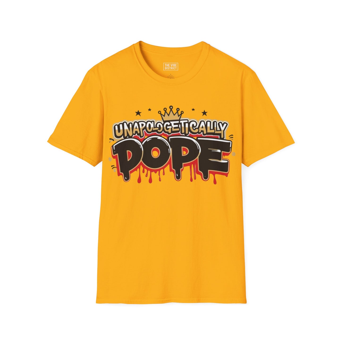 Unisex 'Unapologetically Dope' T-Shirt - Trendy Graphic Tee for Confident Fashion Lovers