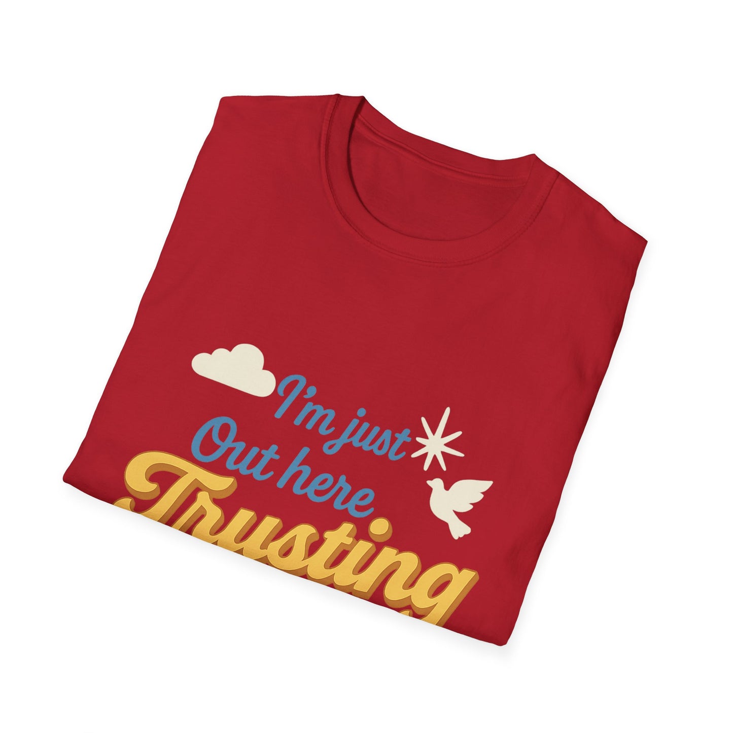 Trusting God Tee, Inspirational Gift, Christian Apparel, Casual Wear, Everyday Comfort