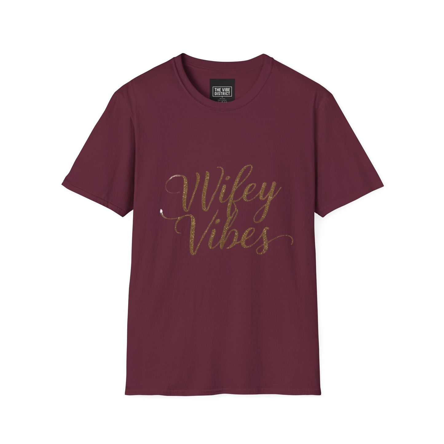 Wifey Vibes Unisex Softstyle T-Shirt - Perfect Gift for Brides and Newlyweds