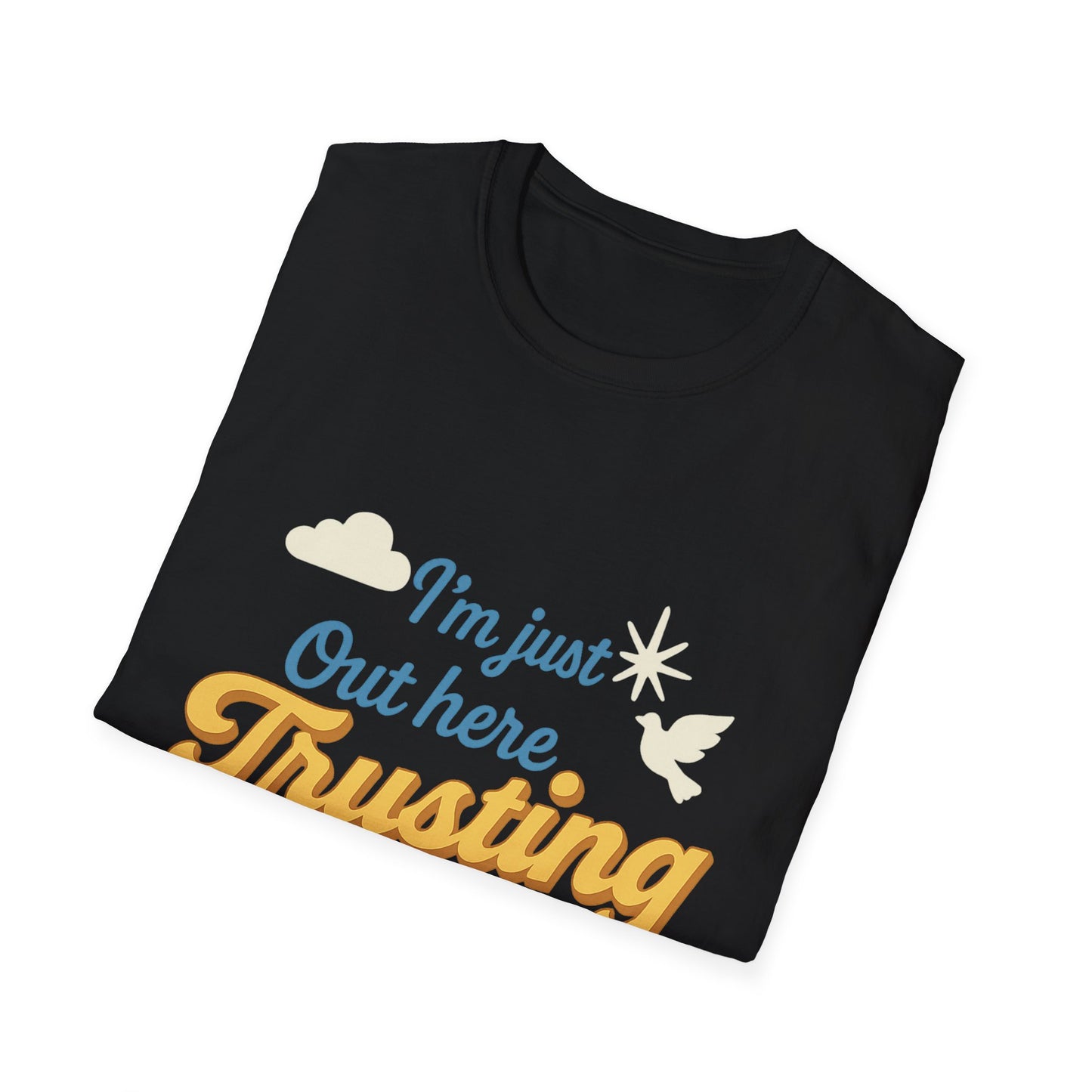 Trusting God Tee, Inspirational Gift, Christian Apparel, Casual Wear, Everyday Comfort