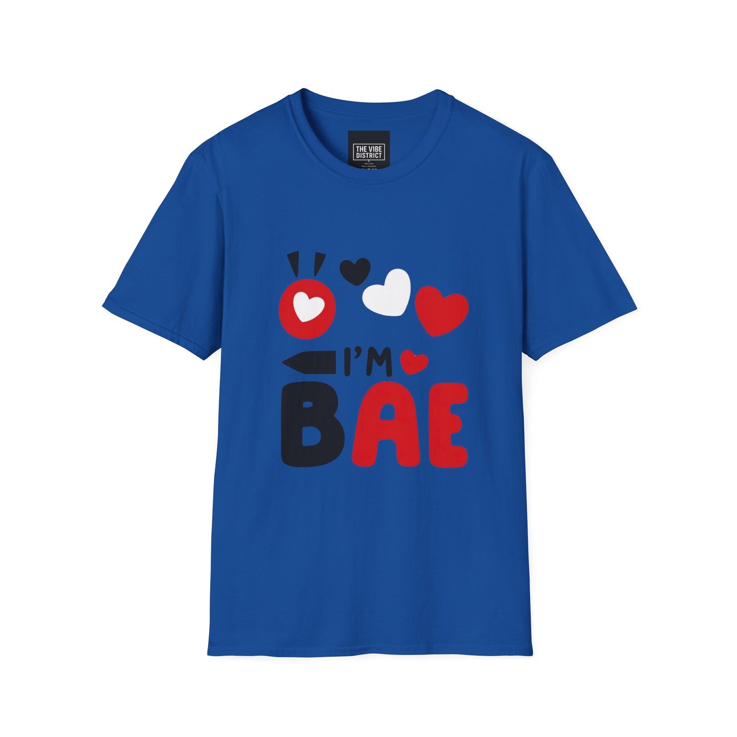 Valentine's Day I'm Bae T-Shirt, Cute Couple Tee, Gift for Him/Her, Softstyle Love Shirt, Romantic Apparel, Valentine's Gift