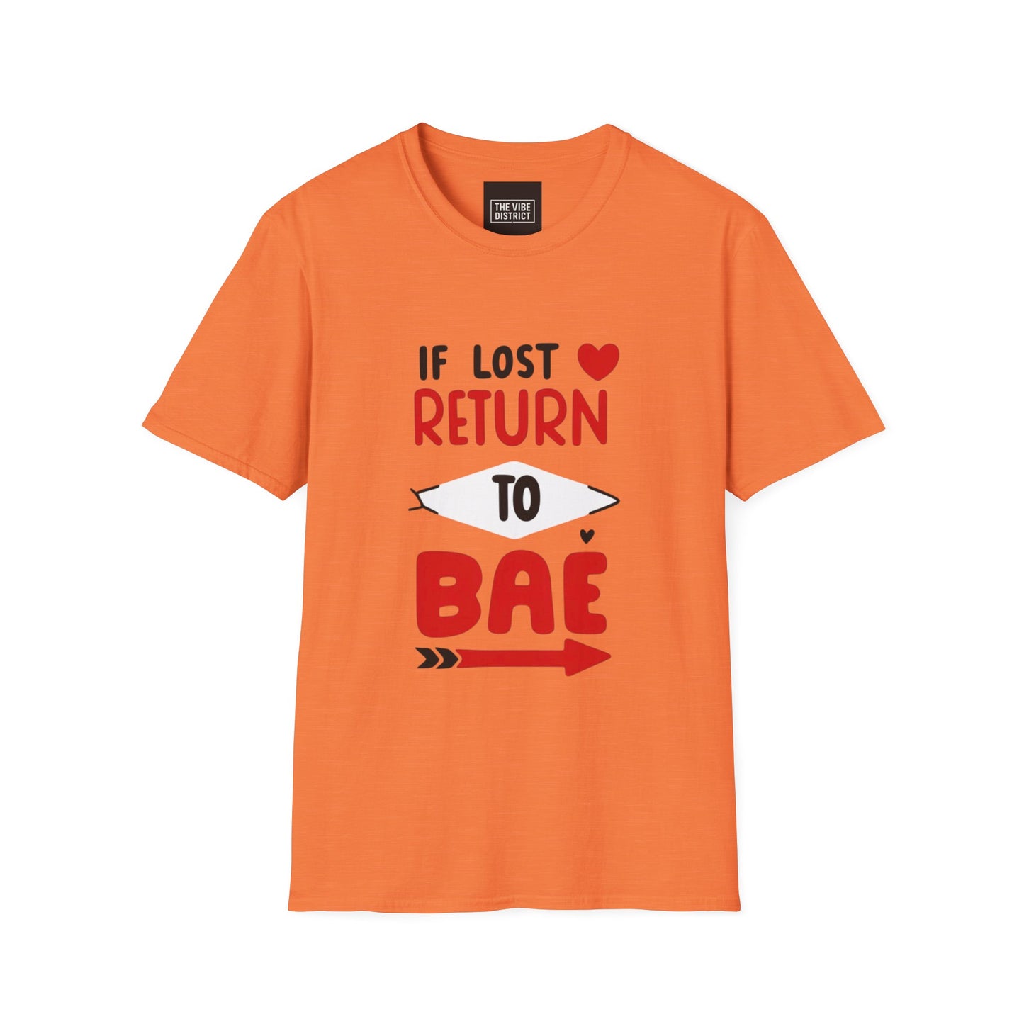 If Lost Return to BAE Unisex Softstyle T-Shirt - Cute Couples Gift