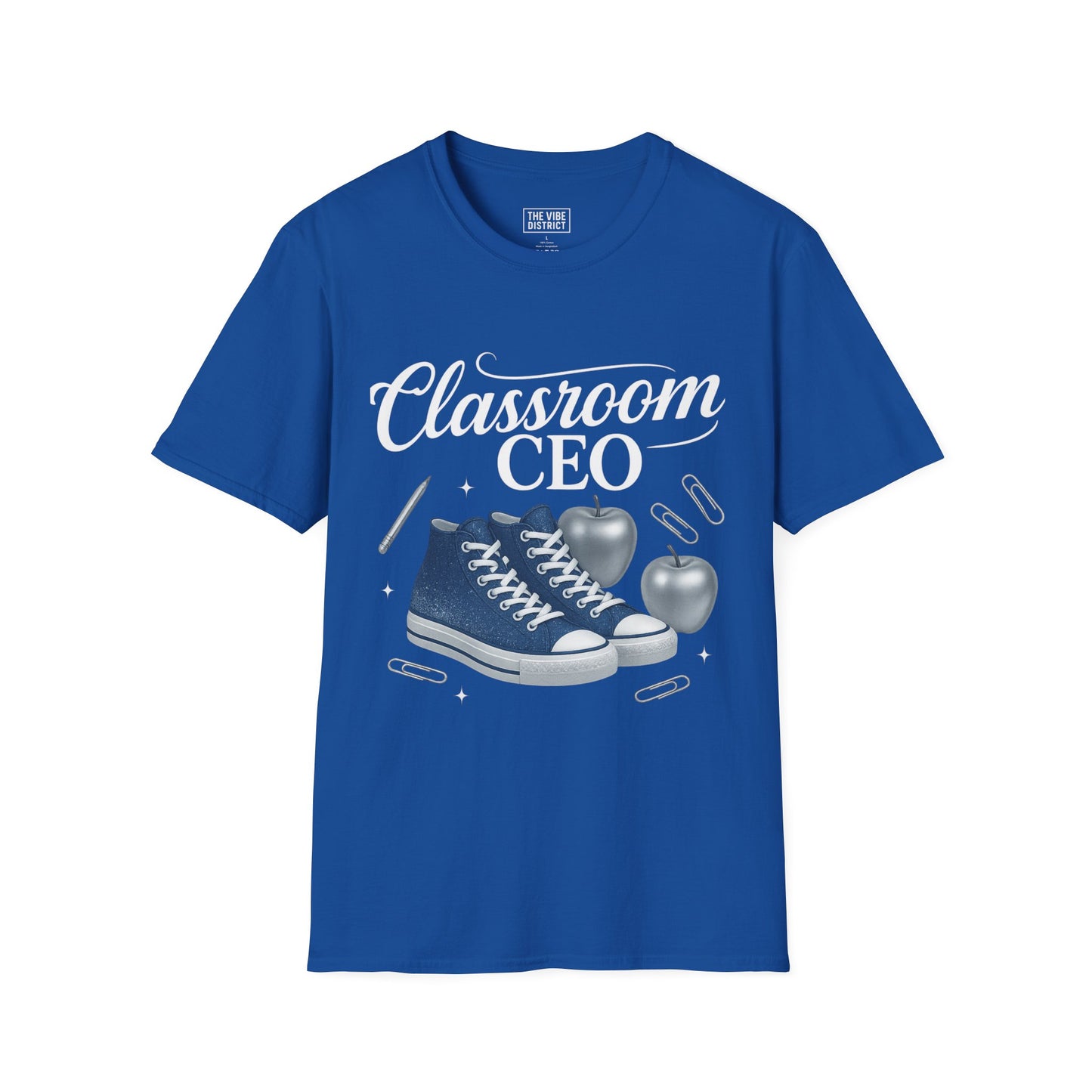 Classroom CEO Unisex T-Shirt, Teacher Gift, School Spirit Wear, Educational Apparel, Back to School Style