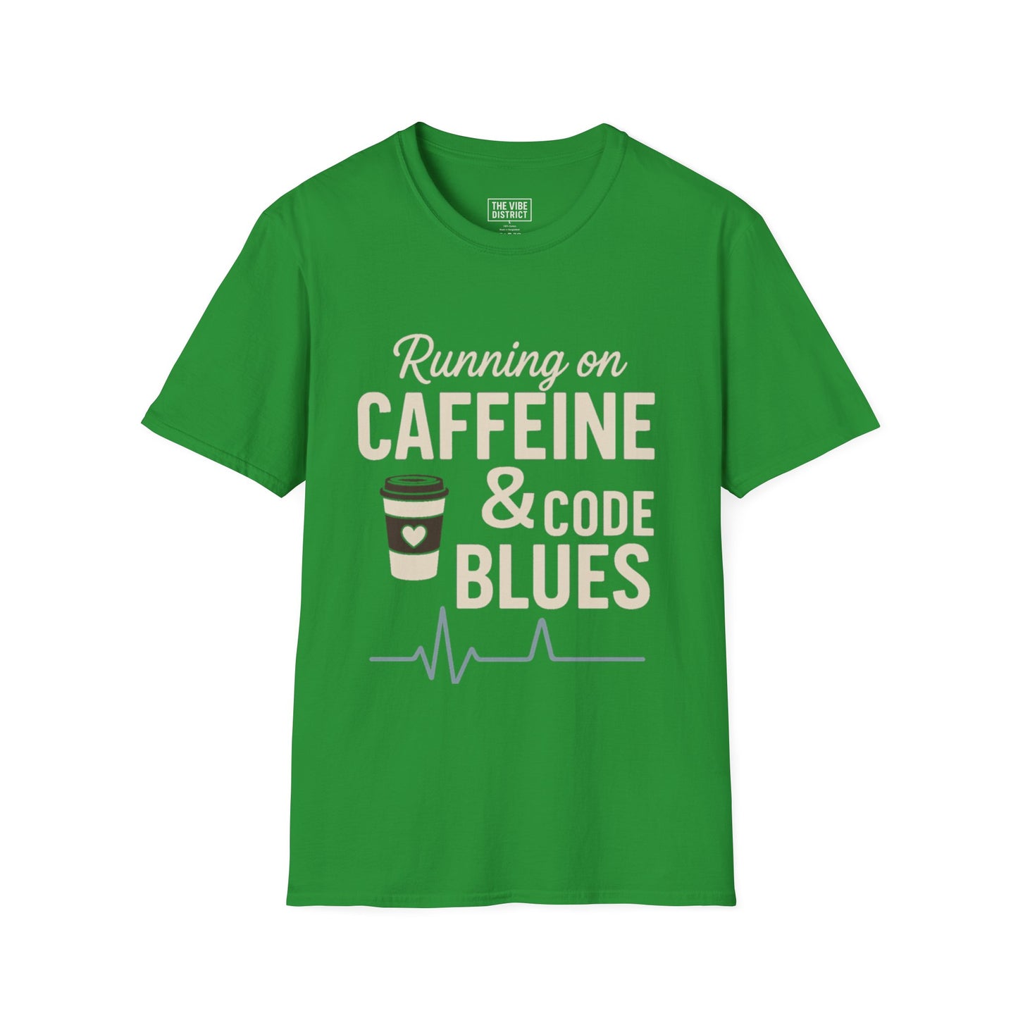 Funny Caffeine & Code Unisex T-Shirt - Perfect for Programmers & Coffee Lovers