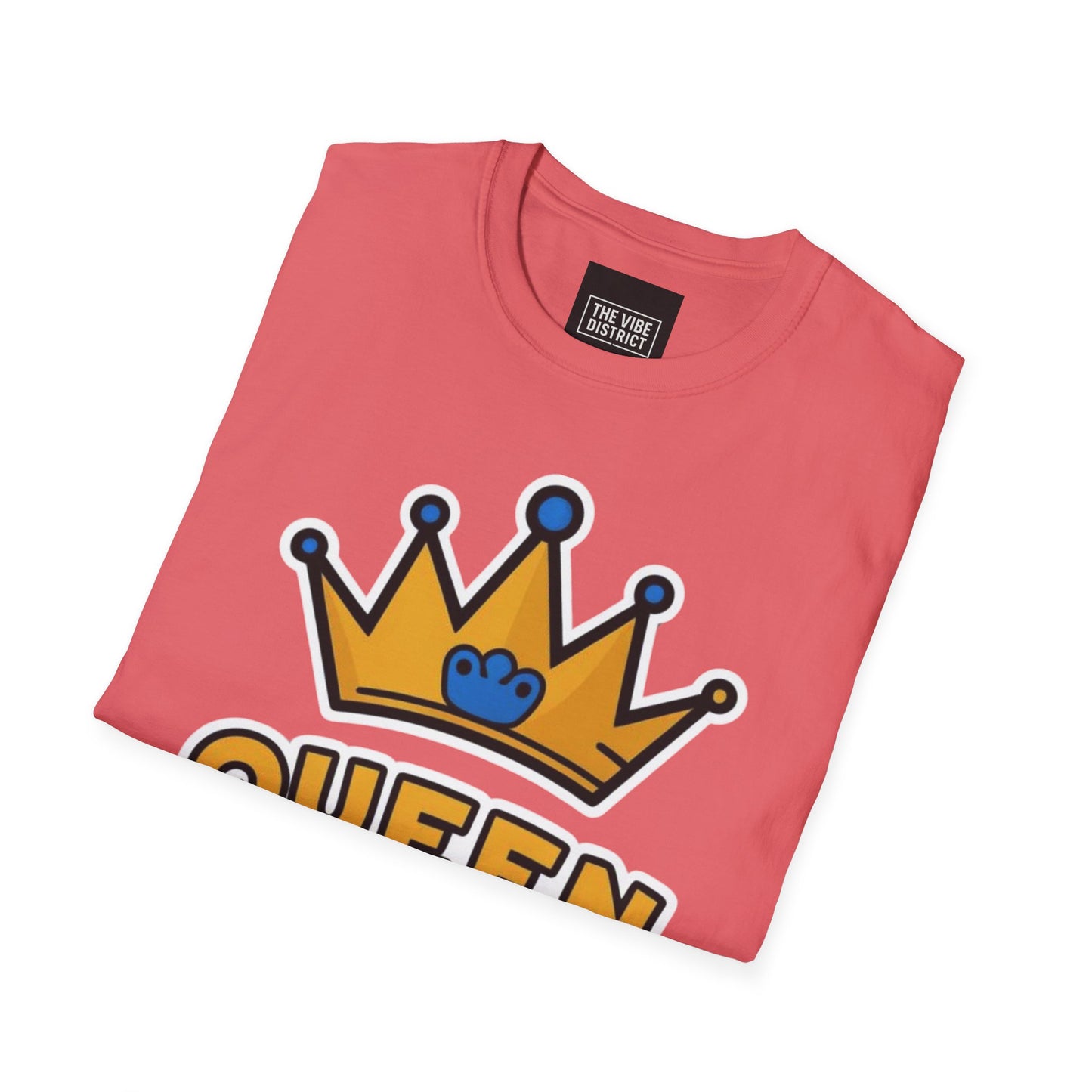 Queen of Snacks Unisex Softstyle T-Shirt - Fun & Comfortable Graphic Tee for Snack Lovers