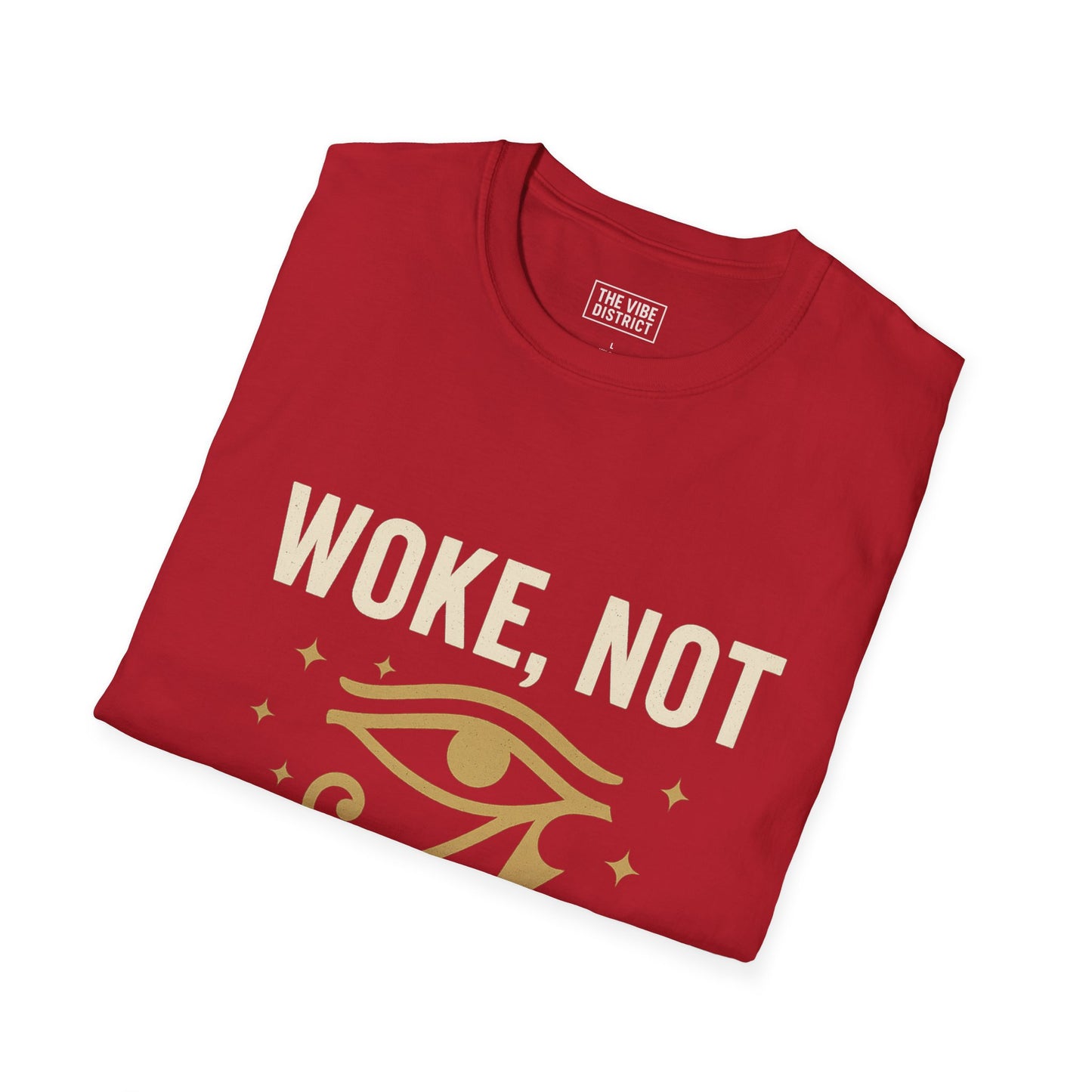 Woke Not Weary Unisex T-Shirt, Inspirational Tee, Mindfulness Apparel, Festival Wear, Gift for Intellectuals