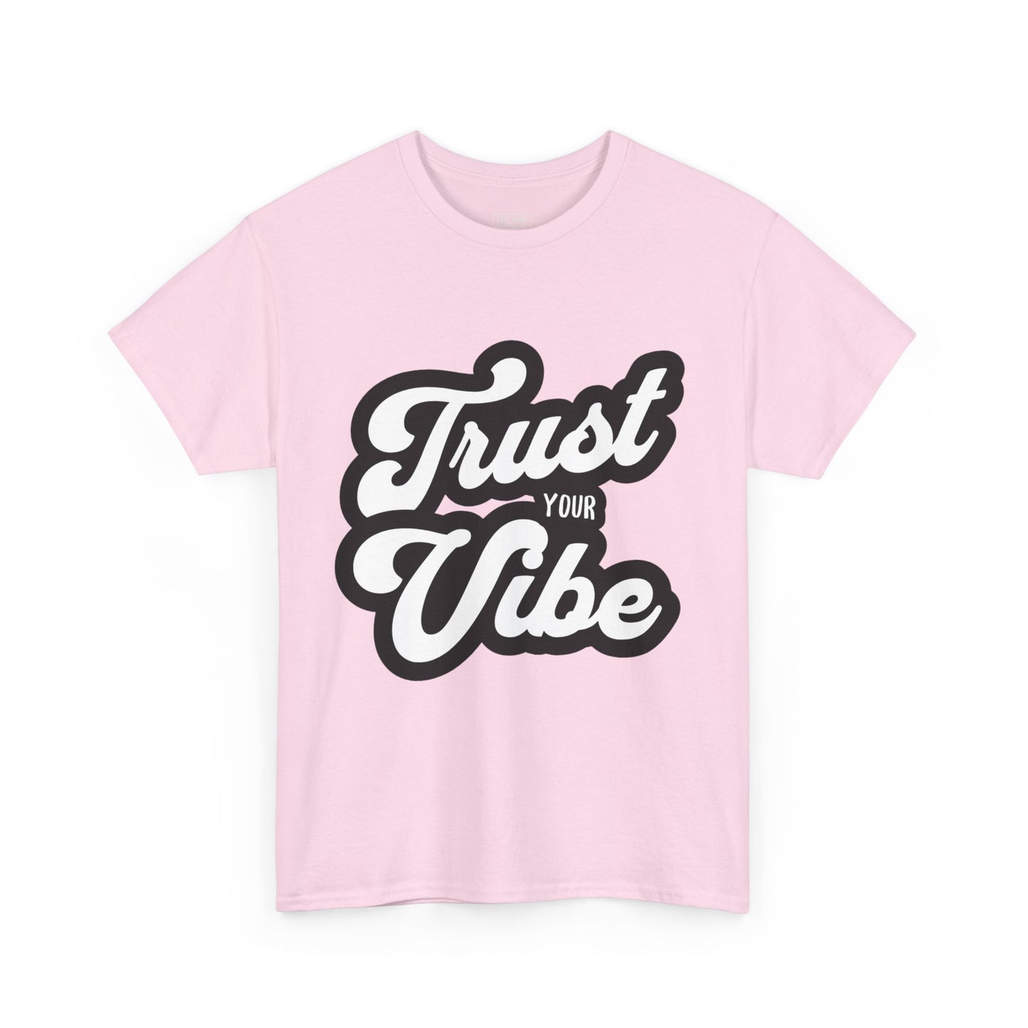 Trust Your Vibe Unisex Cotton Tee, Positive Affirmation Shirt, Casual Everyday Wear, Gift for Teens, Birthday, Inspirational Fashion