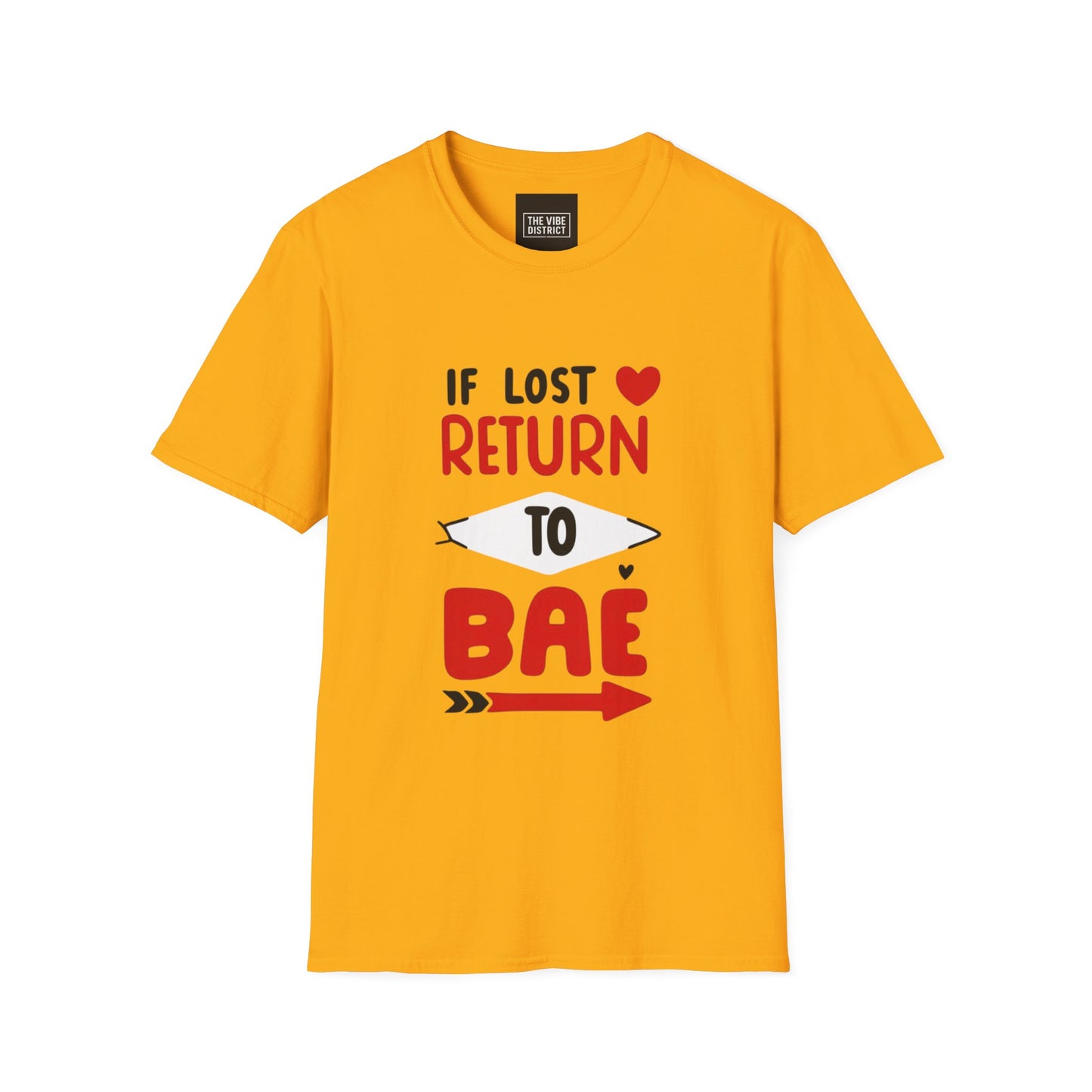 If Lost Return to BAE Unisex Softstyle T-Shirt - Cute Couples Gift