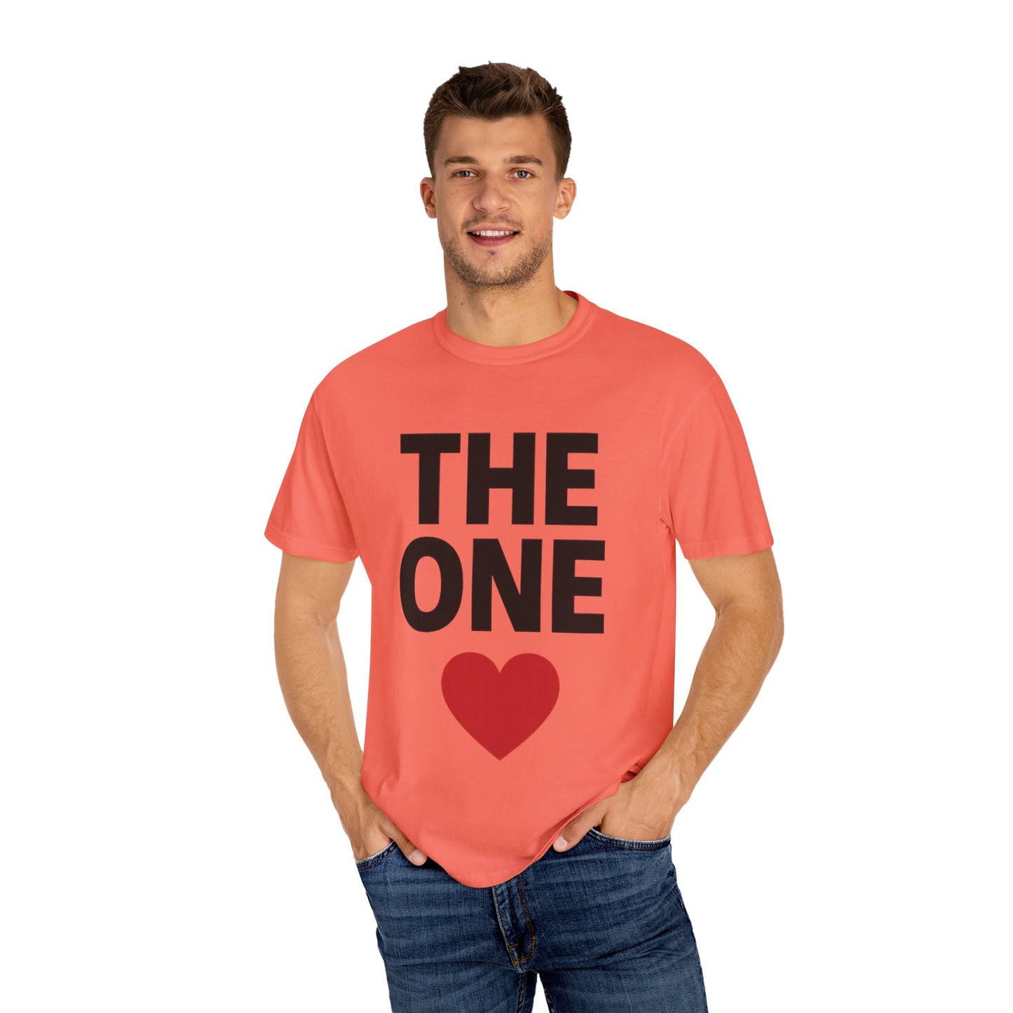 The One Heart Unisex T-shirt | Perfect for Valentine's Day, Couples, Casual Wear, Gift for Loved Ones, Heartfelt Statements