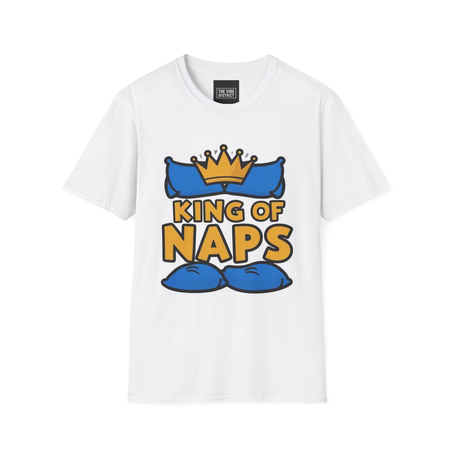 King of Naps Unisex Softstyle T-Shirt - Perfect Gift for Sleep Lovers