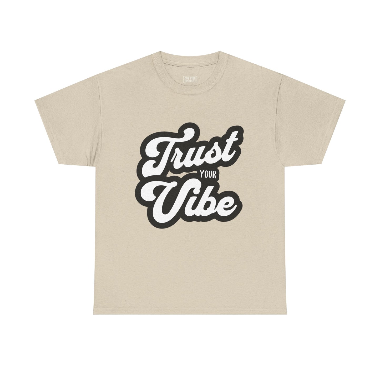 Trust Your Vibe Unisex Cotton Tee, Positive Affirmation Shirt, Casual Everyday Wear, Gift for Teens, Birthday, Inspirational Fashion