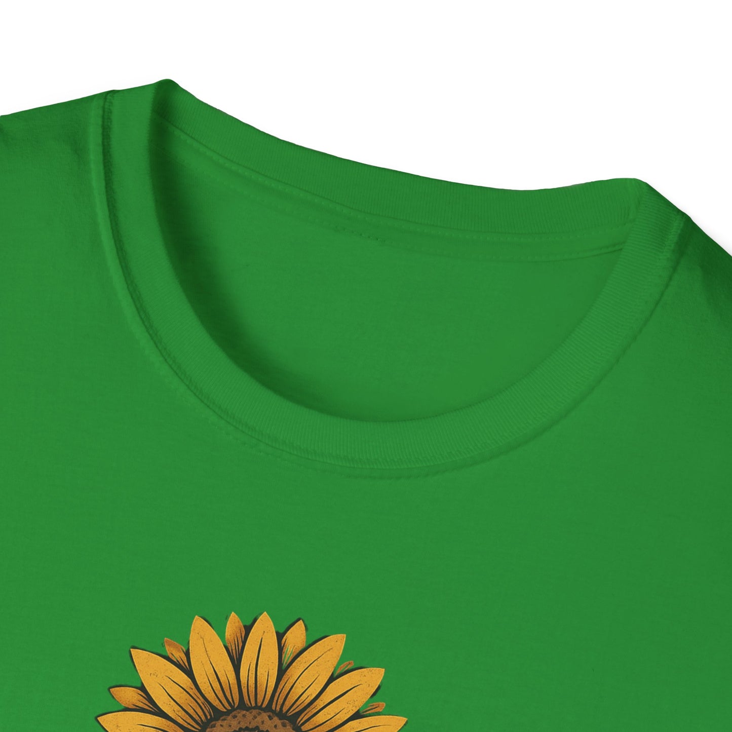 Bloom Through the Concrete Unisex Softstyle T-Shirt, Inspirational Tee, Nature Lover Gift, Motivational Shirt, Gardening Outfit