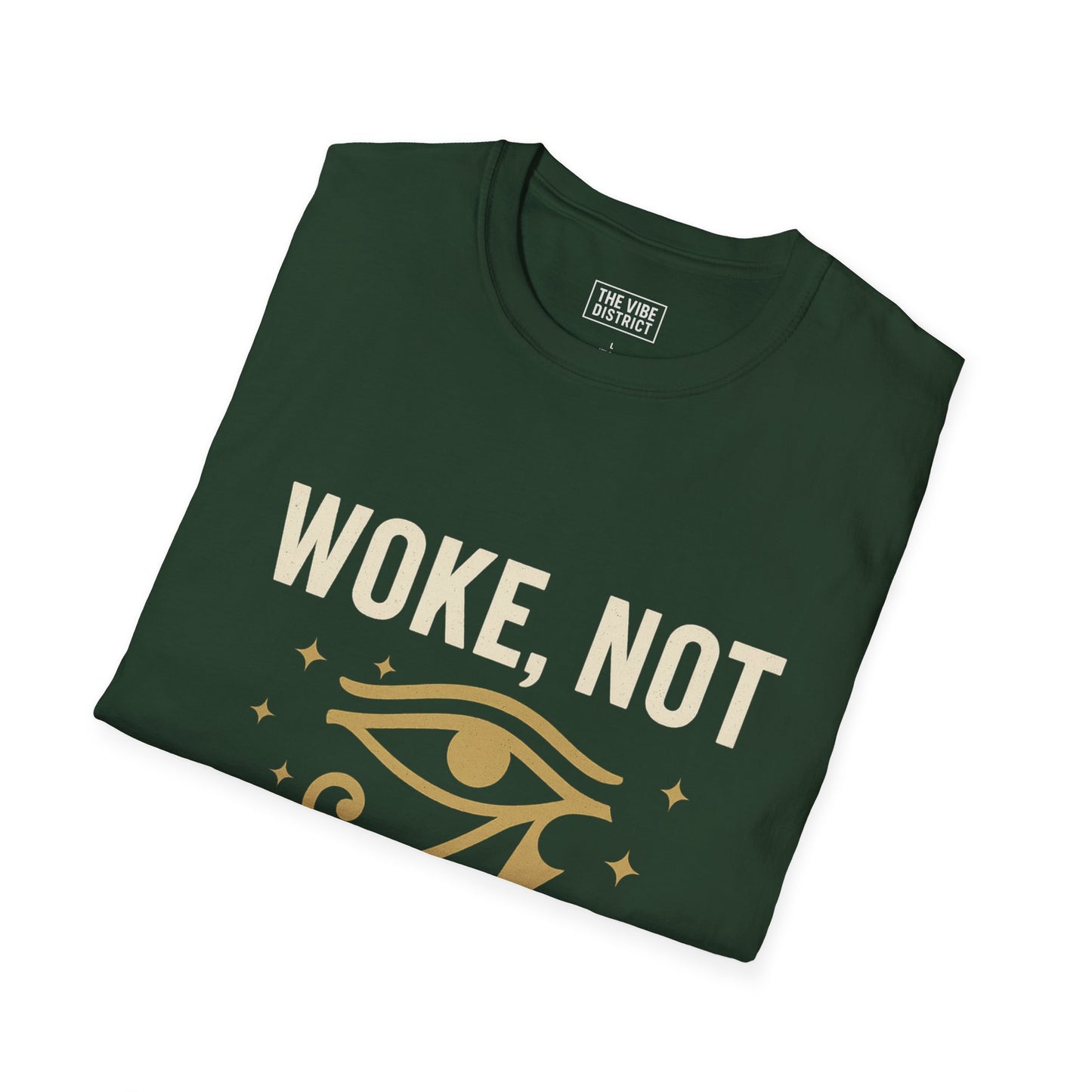Woke Not Weary Unisex T-Shirt, Inspirational Tee, Mindfulness Apparel, Festival Wear, Gift for Intellectuals