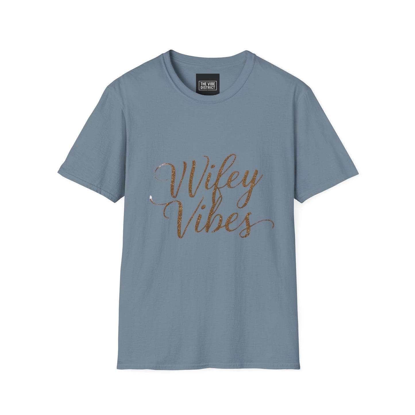 Wifey Vibes Unisex Softstyle T-Shirt - Perfect Gift for Brides and Newlyweds