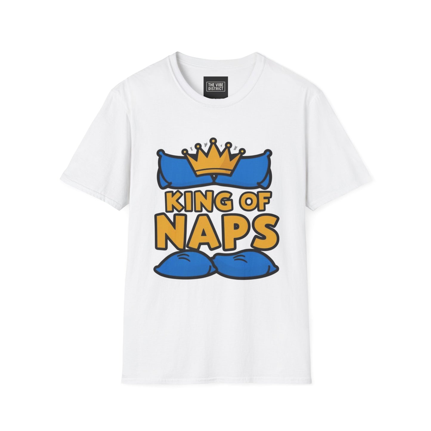 King of Naps Unisex Softstyle T-Shirt - Perfect Gift for Sleep Lovers