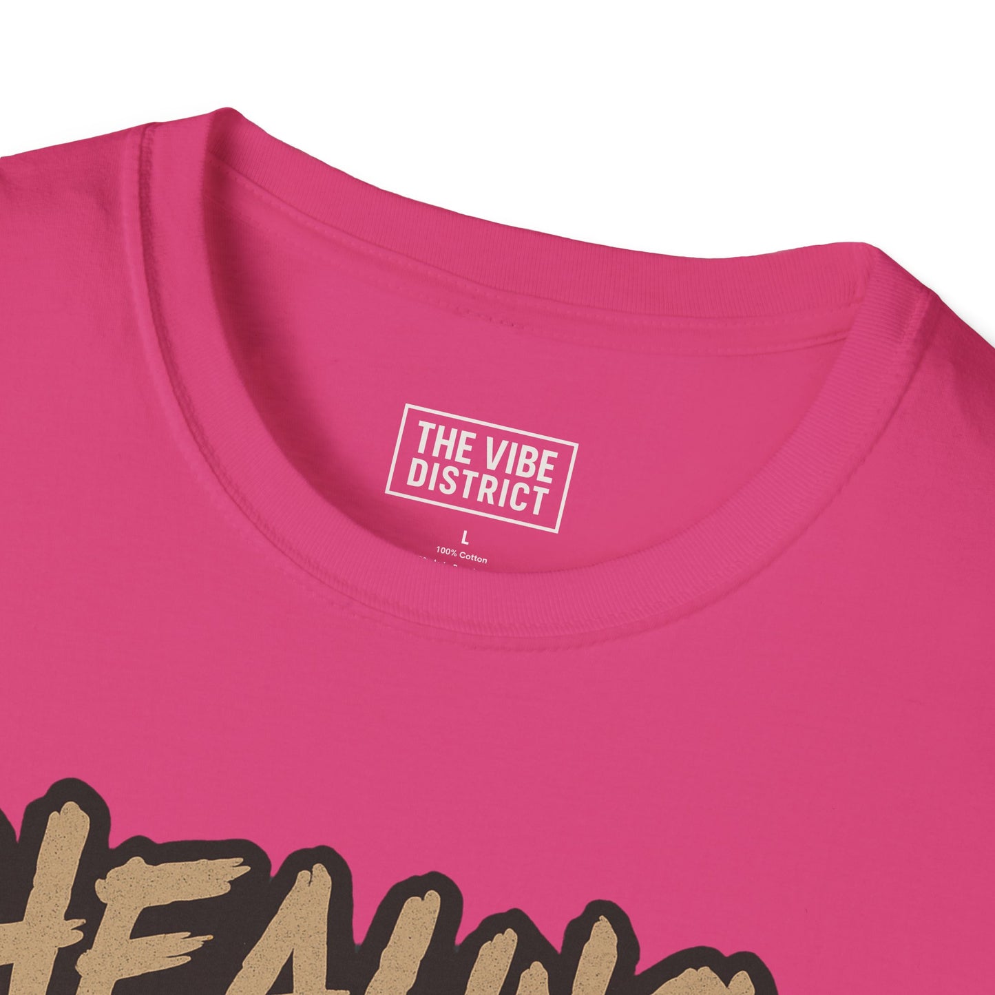 Healing is Gangsta Unisex T-Shirt, Casual Wear, Gift for Friends, Self-Love Shirt, Statement Tee, Heart Design, Unique Apparel