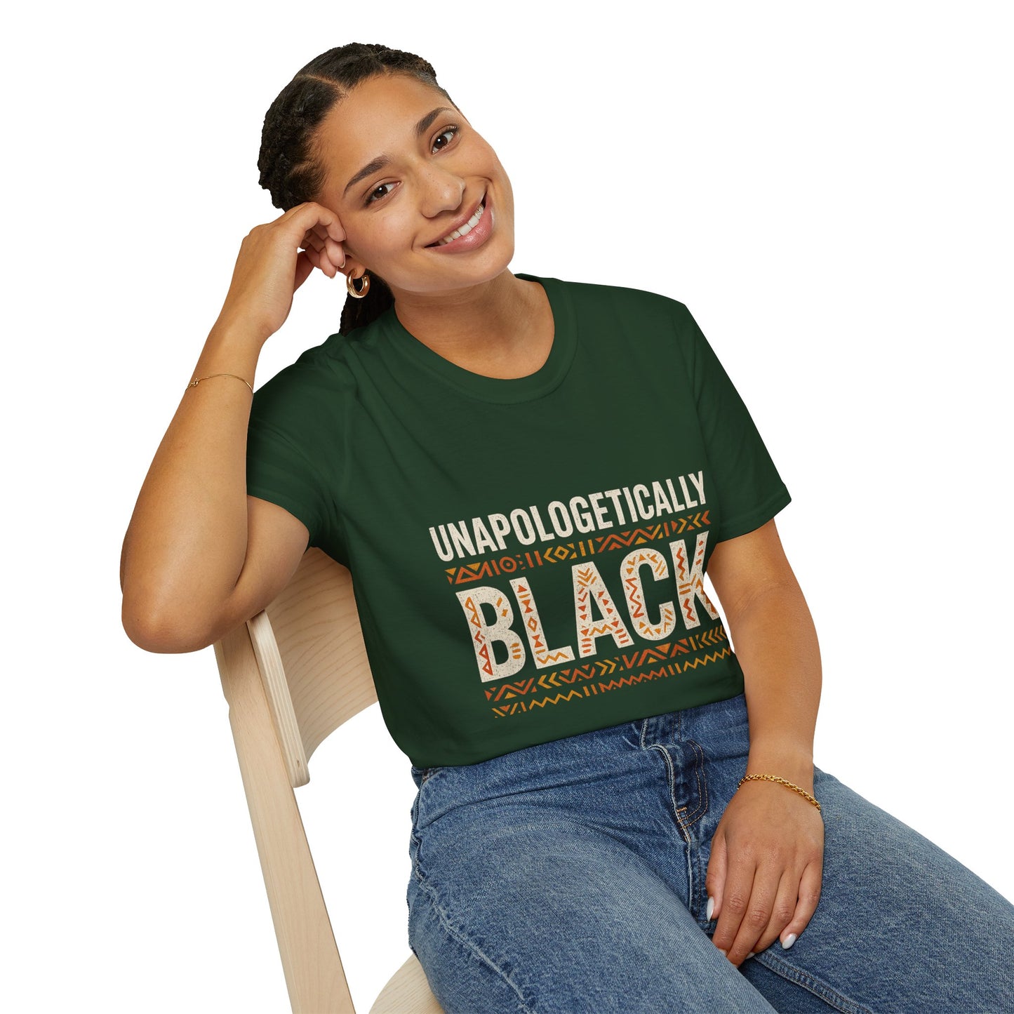 Unapologetically Black T-Shirt | Embrace Your Identity | Perfect for Casual Wear, Celebrations, Gifts, and Pride