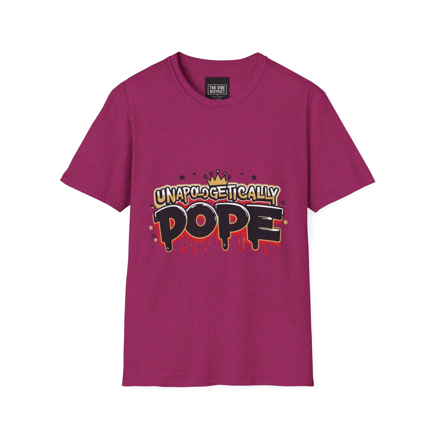 Unisex 'Unapologetically Dope' T-Shirt - Trendy Graphic Tee for Confident Fashion Lovers