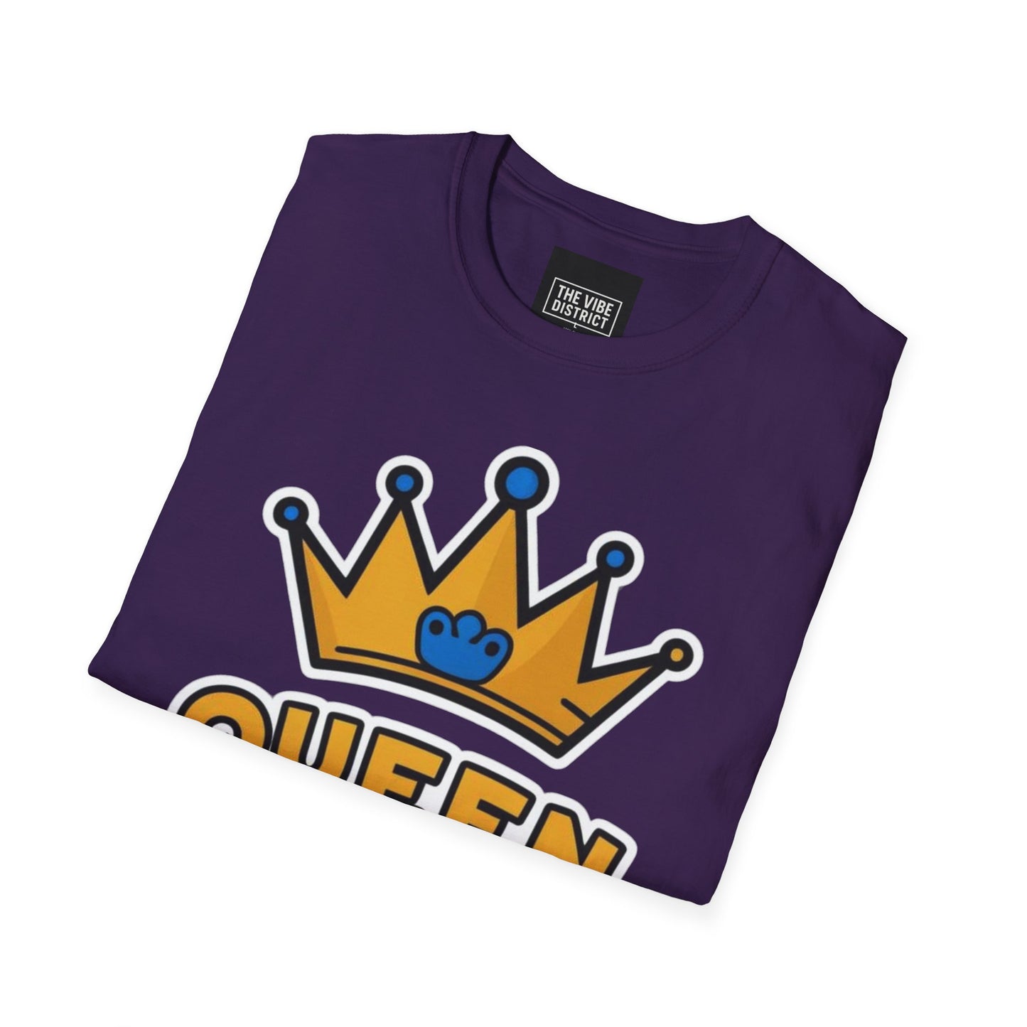 Queen of Snacks Unisex Softstyle T-Shirt - Fun & Comfortable Graphic Tee for Snack Lovers
