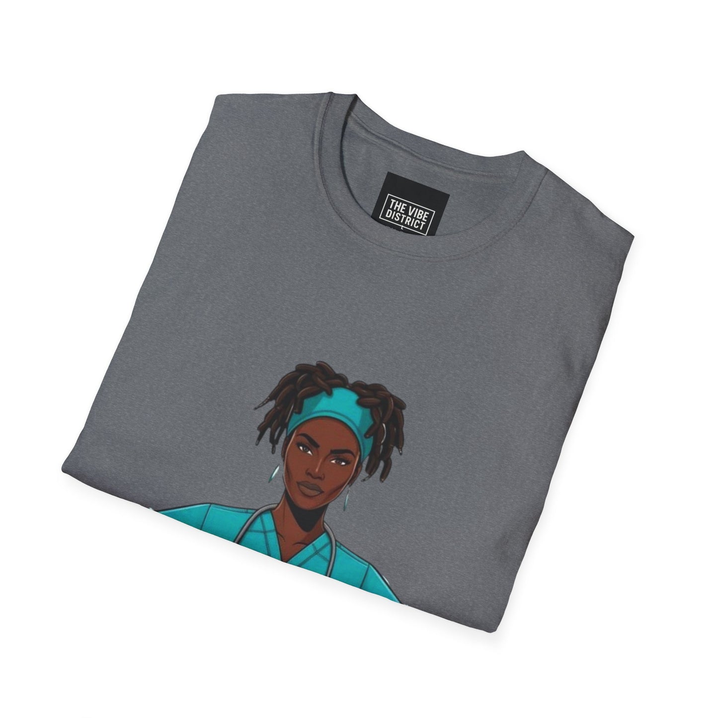 Nurse Graphic T-Shirt - Powered by Purpose - Unisex Softstyle Apparel