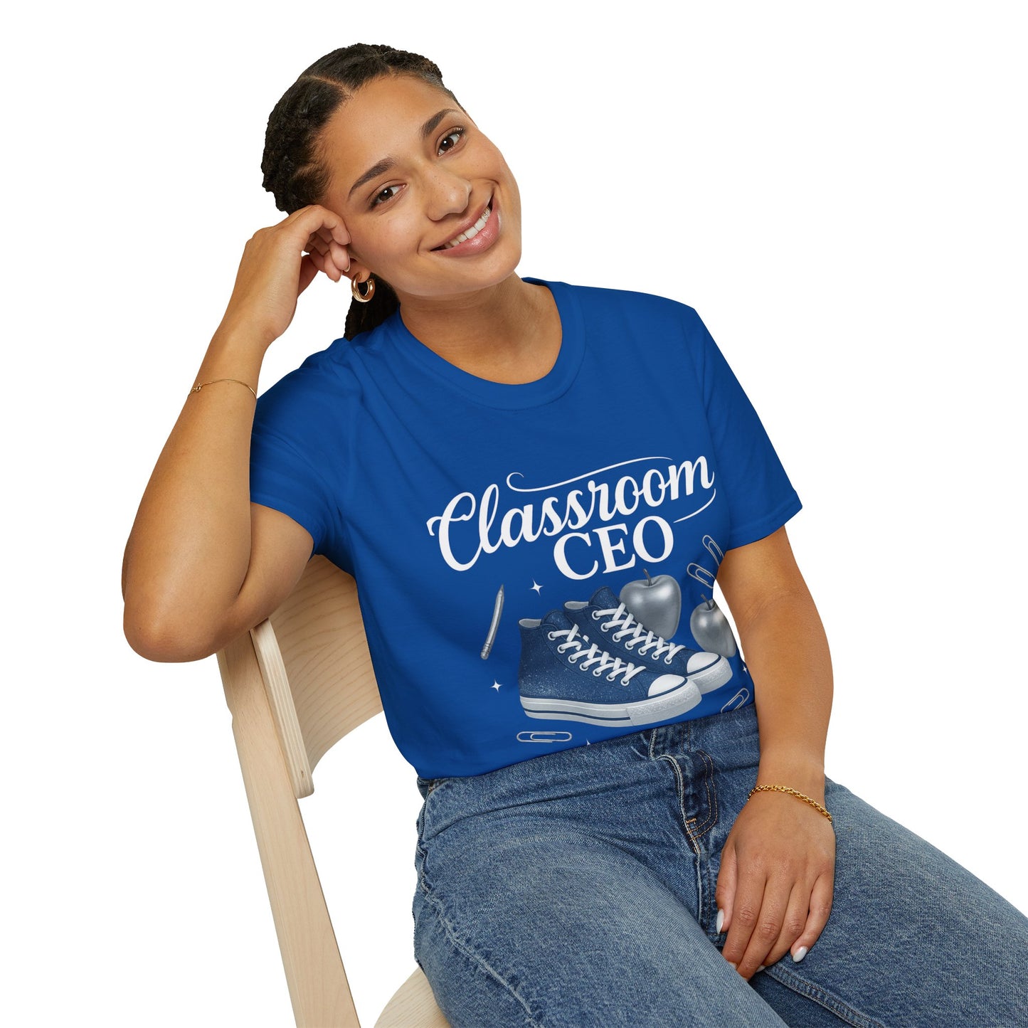 Classroom CEO Unisex T-Shirt, Teacher Gift, School Spirit Wear, Educational Apparel, Back to School Style