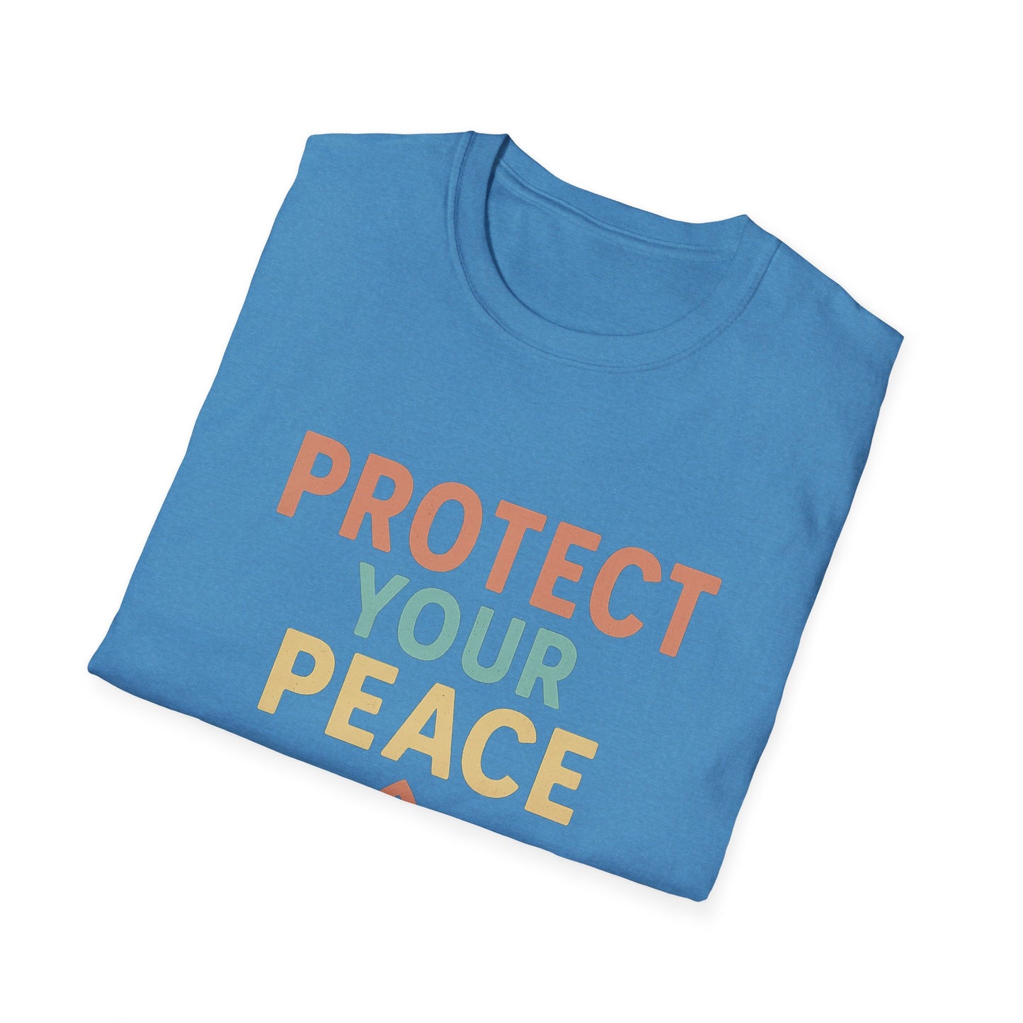 Protect Your Peace T-Shirt, Unisex Motivational Tee, Mindfulness Apparel, Gift for Yoga Lovers, Stress Relief Shirt