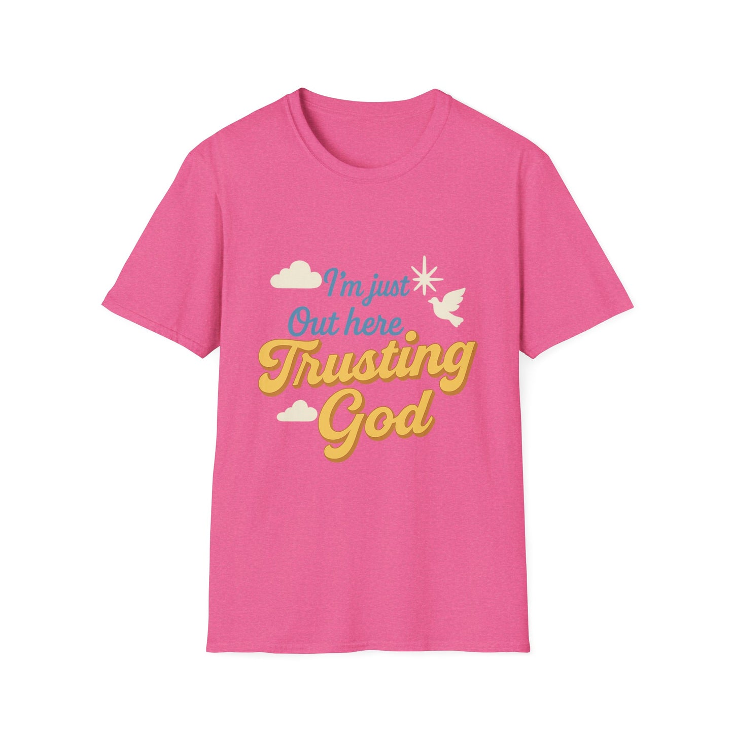 Trusting God Tee, Inspirational Gift, Christian Apparel, Casual Wear, Everyday Comfort