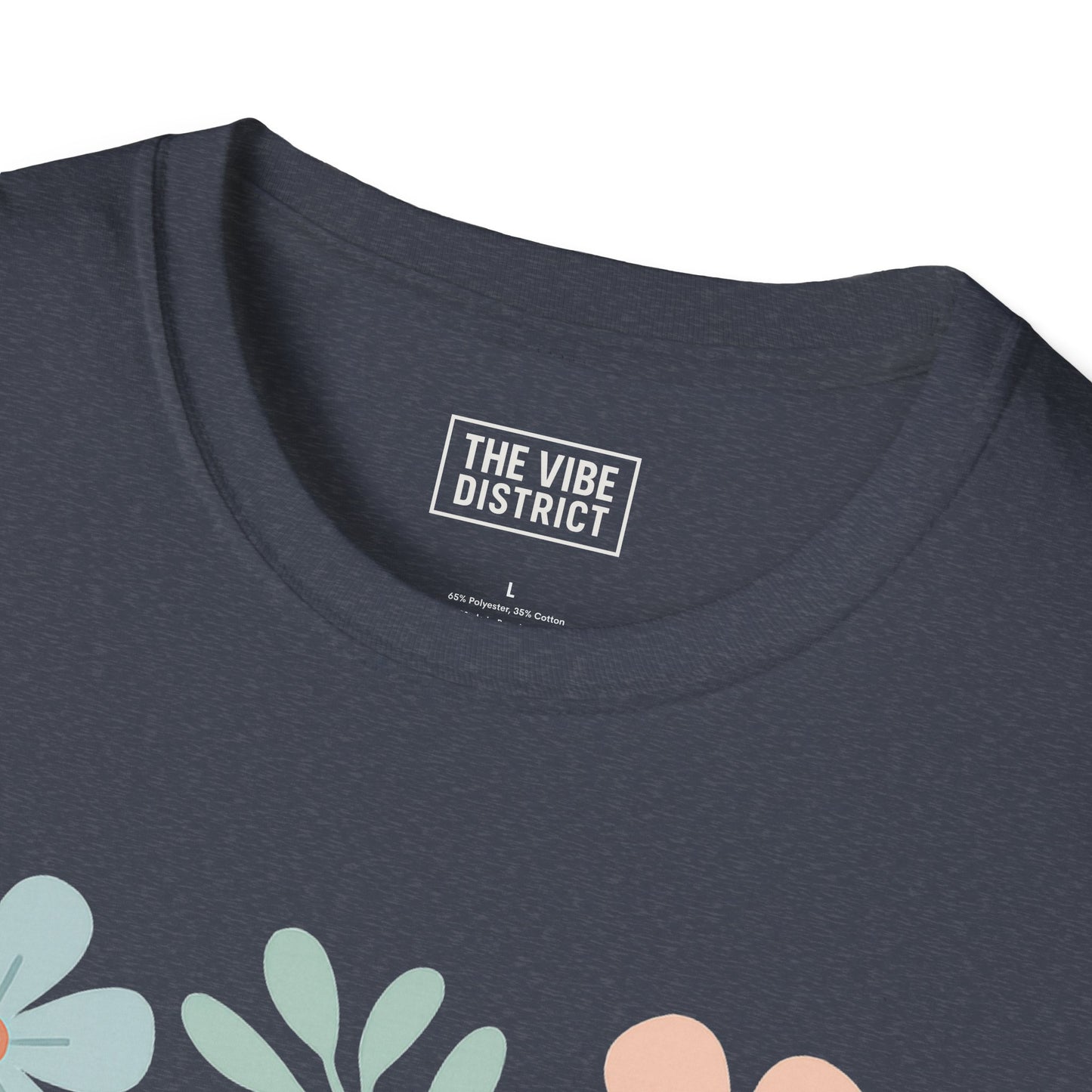 Self-Care Isn't Selfish Unisex Softstyle T-Shirt - Floral Design for Mental Health Awareness