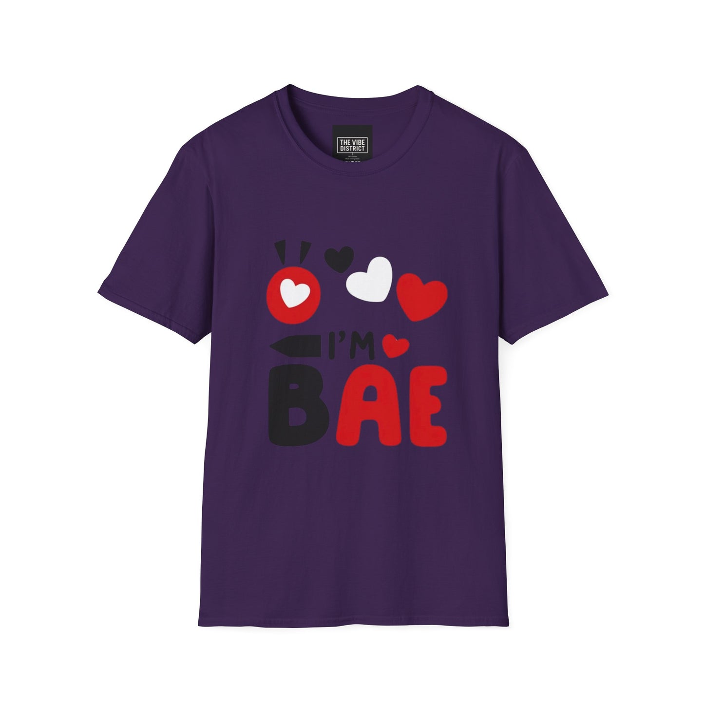 Valentine's Day I'm Bae T-Shirt, Cute Couple Tee, Gift for Him/Her, Softstyle Love Shirt, Romantic Apparel, Valentine's Gift
