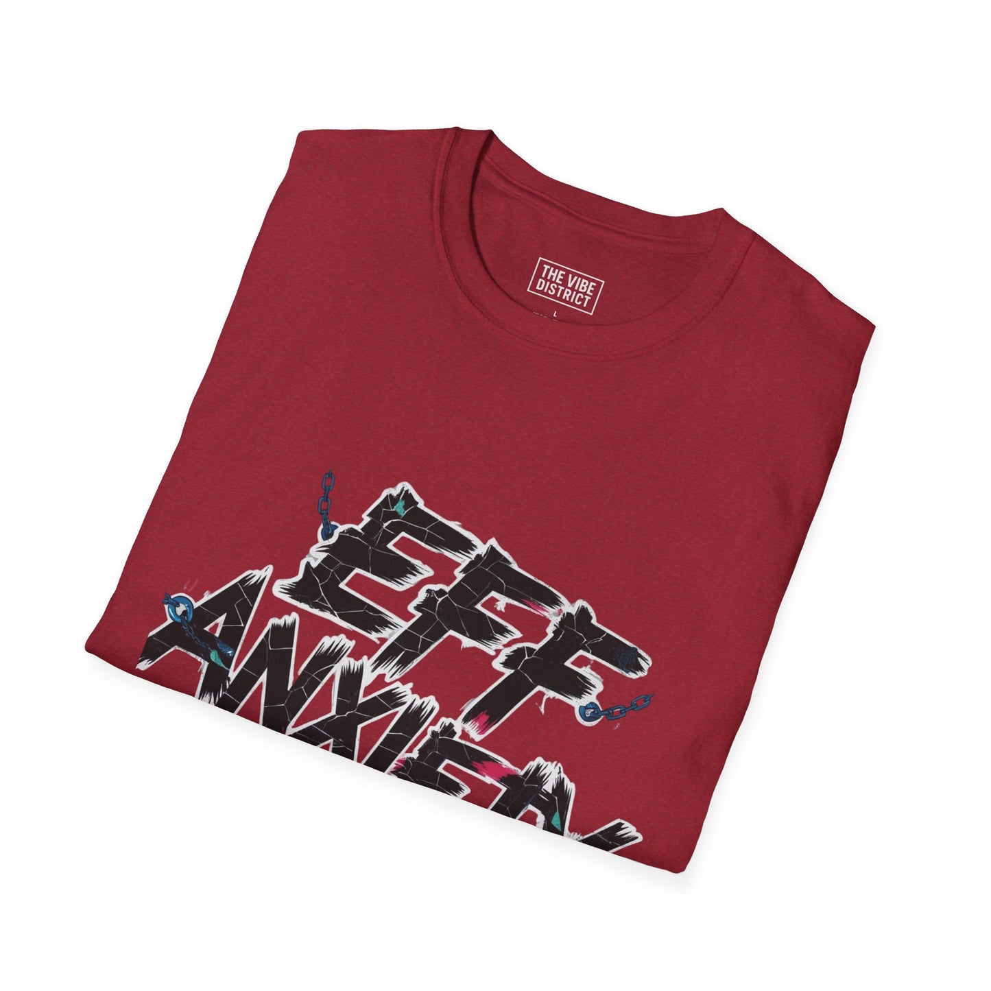 Eff Anxiety Unisex Softstyle T-Shirt - Casual Comfort for Mental Health Awareness