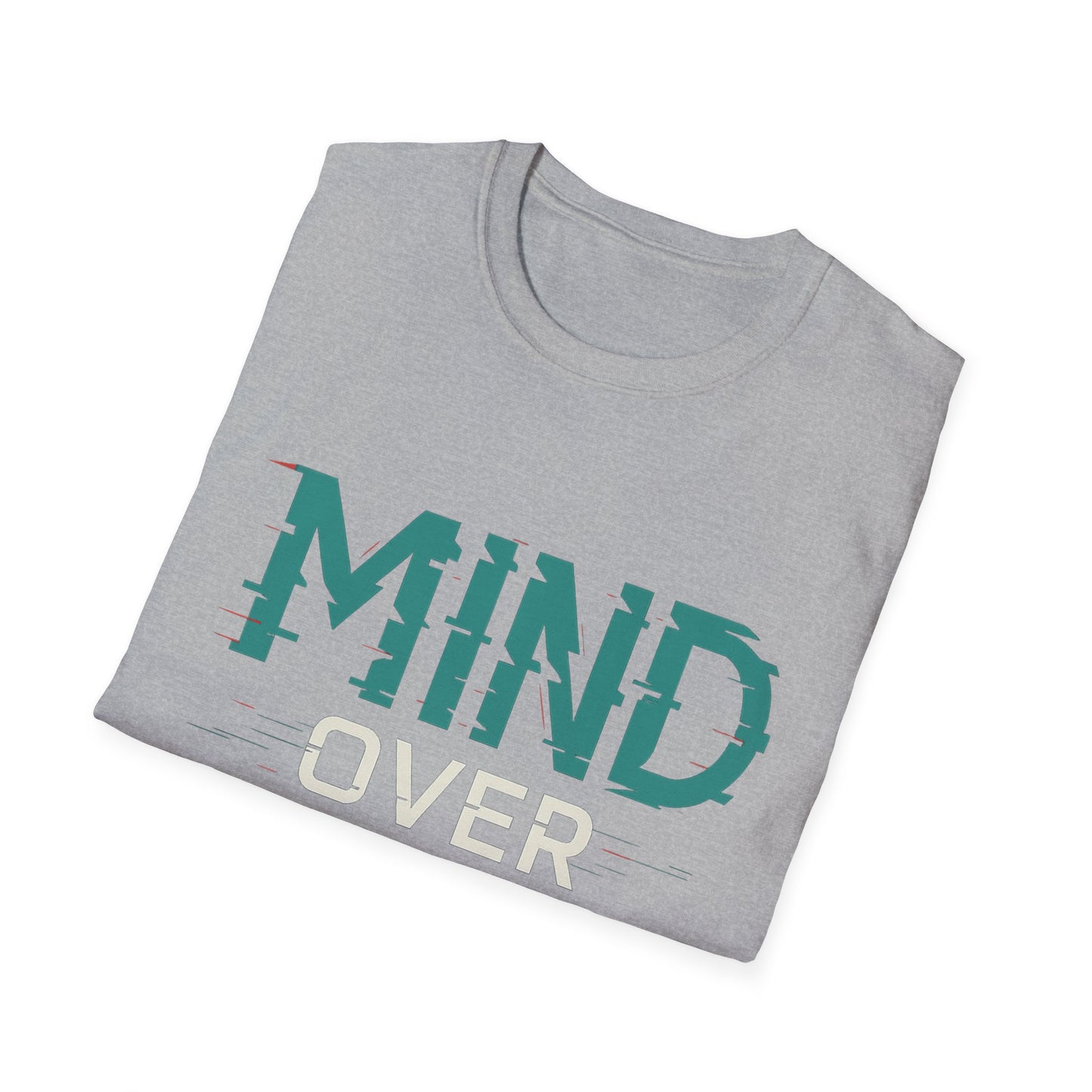 Mind Over Matter Unisex Softstyle T-Shirt - Motivational Graphic Tee