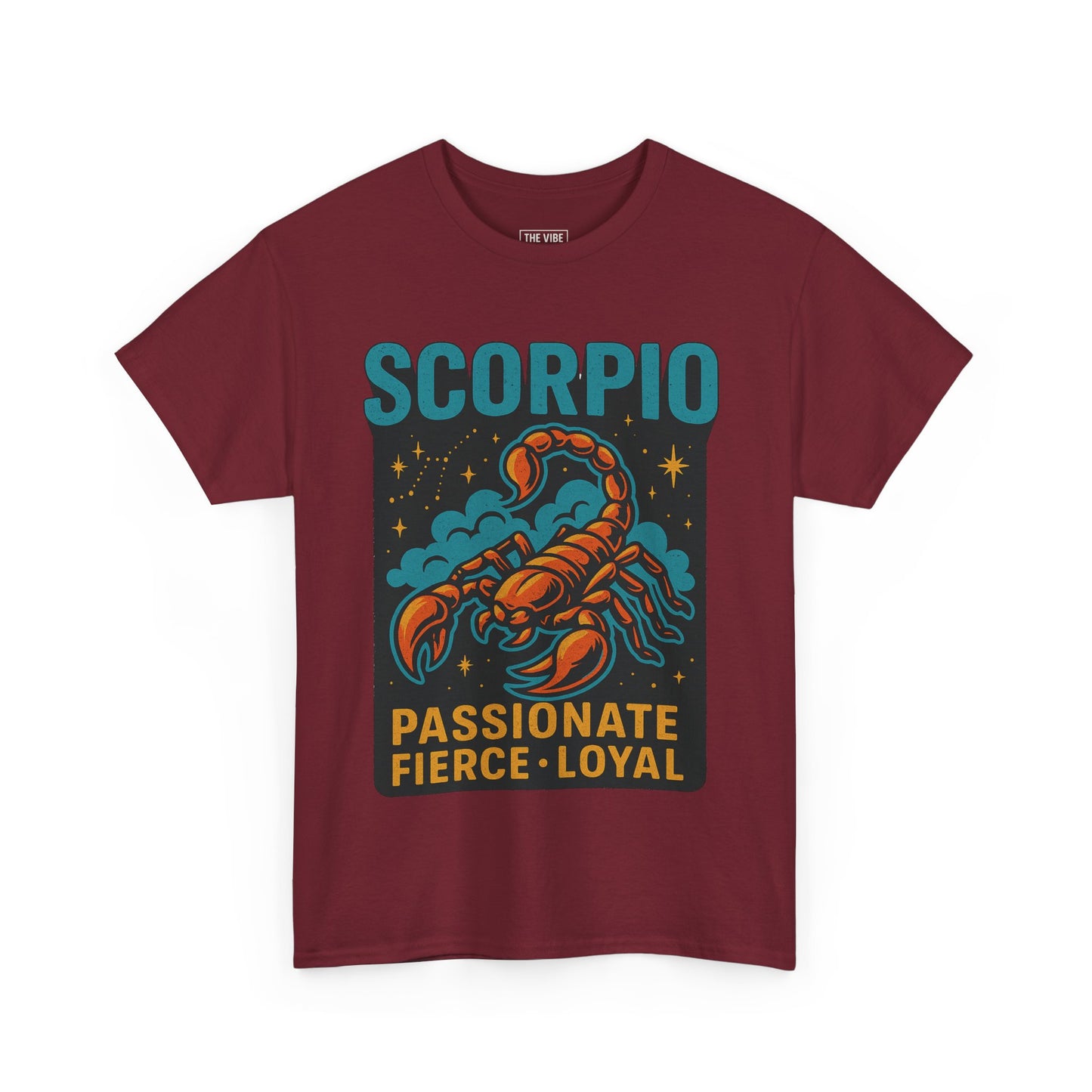Scorpio Zodiac Tee | Passionate, Fierce & Loyal | Astrology Gift, Horoscope Shirt, Unisex Apparel, Birthday Present, Astrology Lover