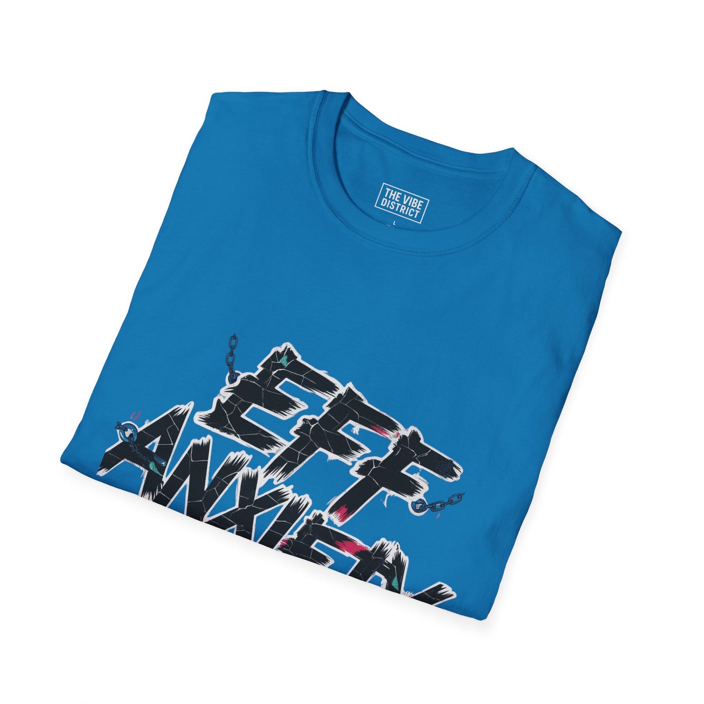 Eff Anxiety Unisex Softstyle T-Shirt - Casual Comfort for Mental Health Awareness