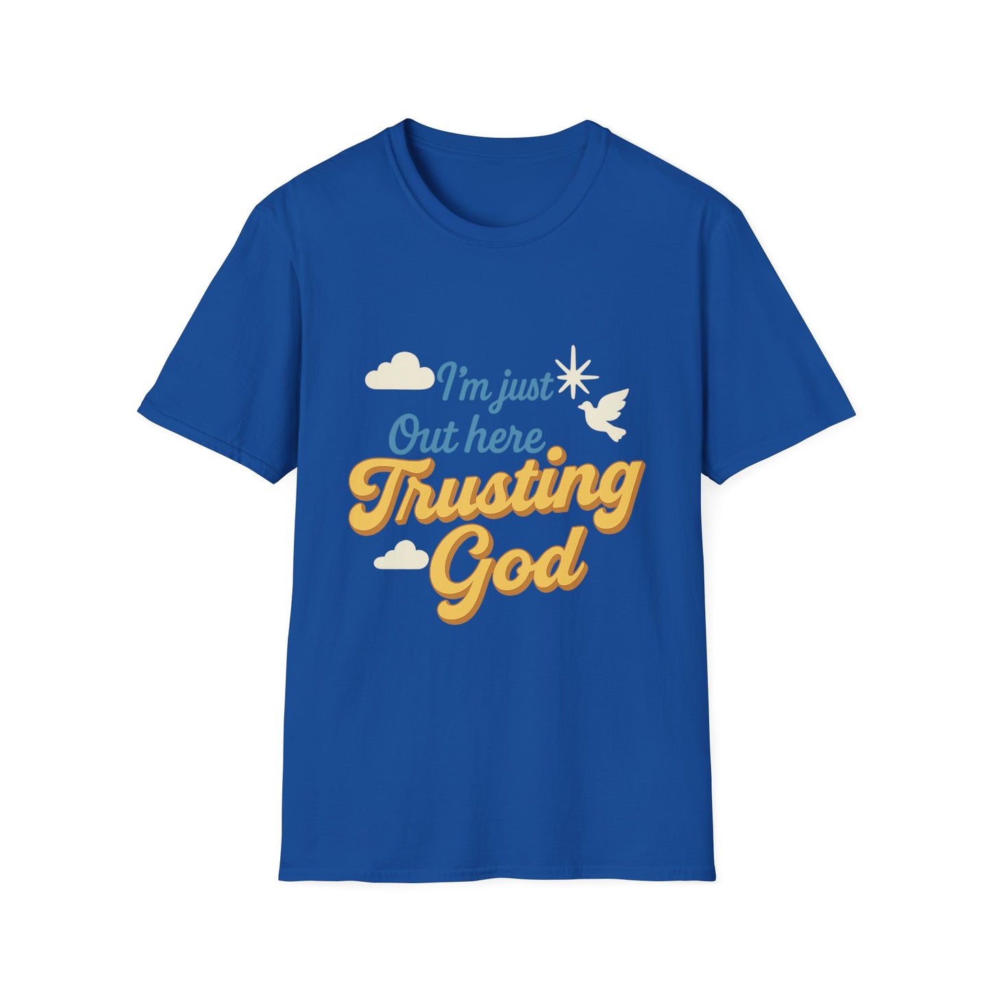 Trusting God Tee, Inspirational Gift, Christian Apparel, Casual Wear, Everyday Comfort
