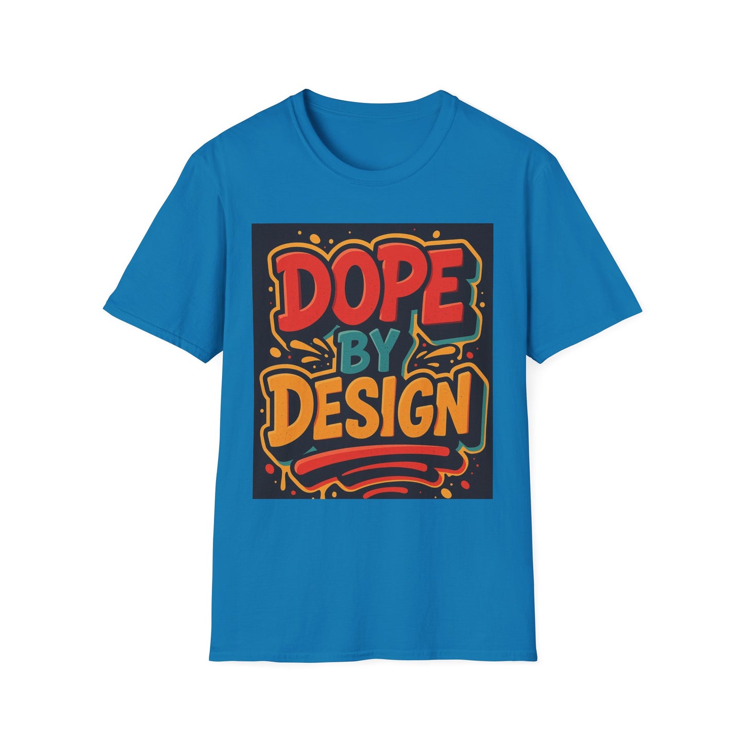 Dope by Design Unisex Softstyle T-Shirt - Vibrant Graphic Tee for Casual Wear
