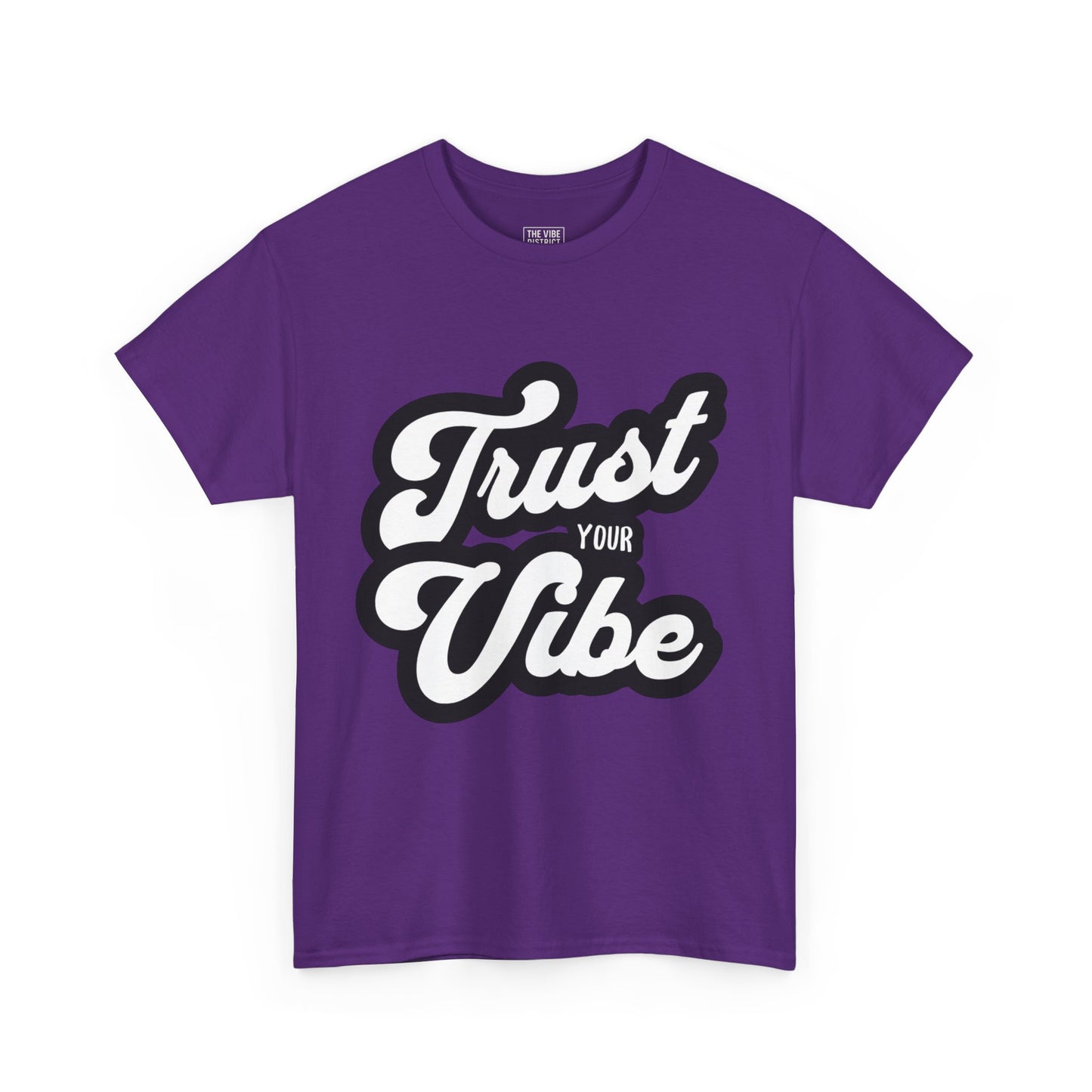 Trust Your Vibe Unisex Cotton Tee, Positive Affirmation Shirt, Casual Everyday Wear, Gift for Teens, Birthday, Inspirational Fashion