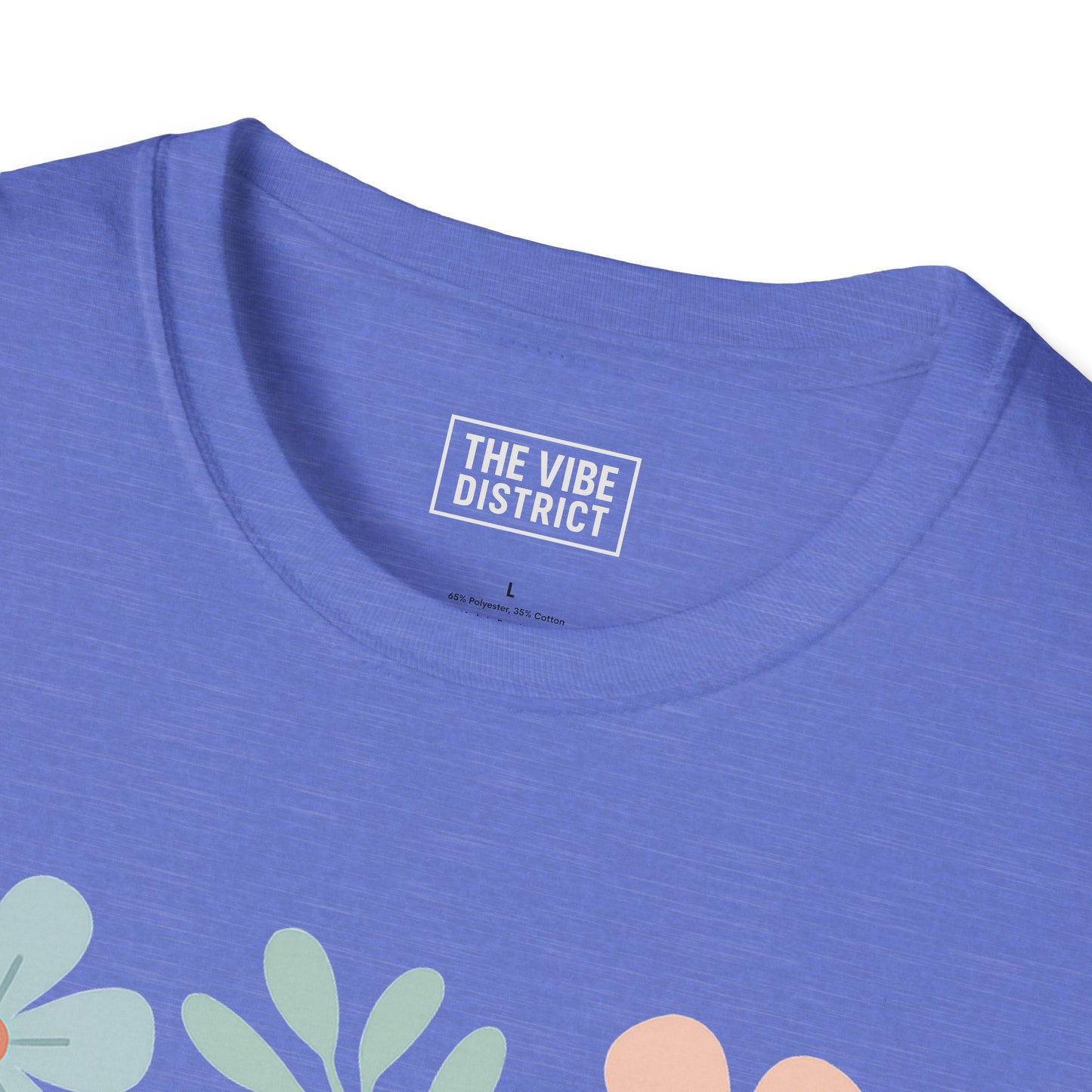 Self-Care Isn't Selfish Unisex Softstyle T-Shirt - Floral Design for Mental Health Awareness