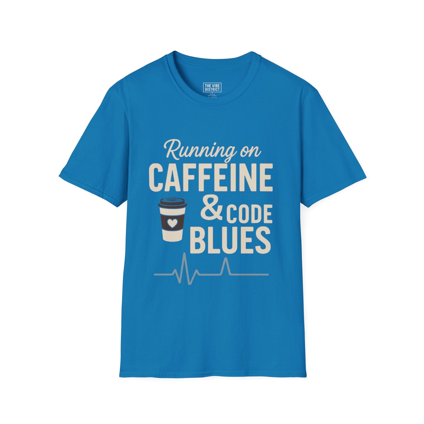 Funny Caffeine & Code Unisex T-Shirt - Perfect for Programmers & Coffee Lovers