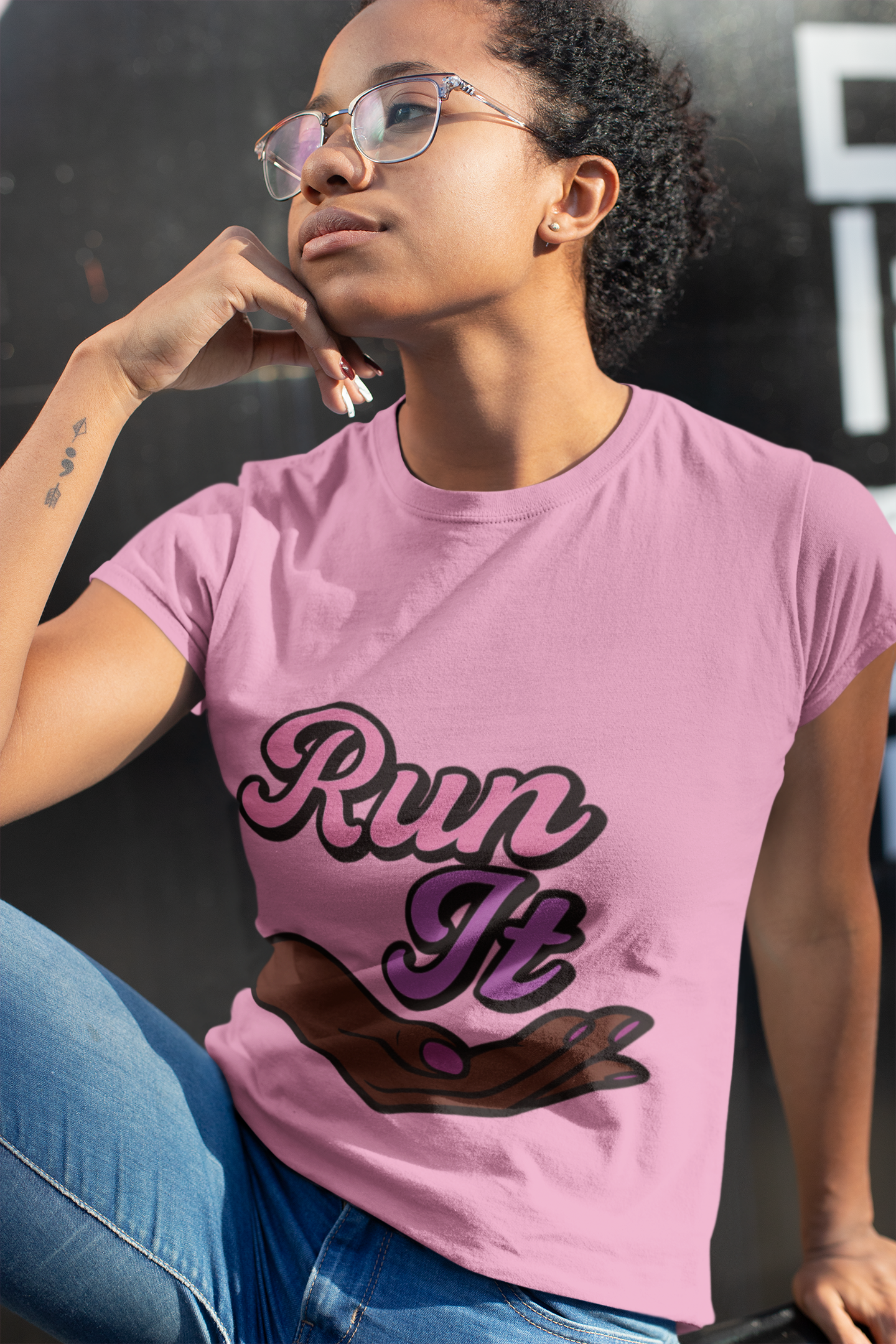 Run It Unisex Heavy Cotton Tee -