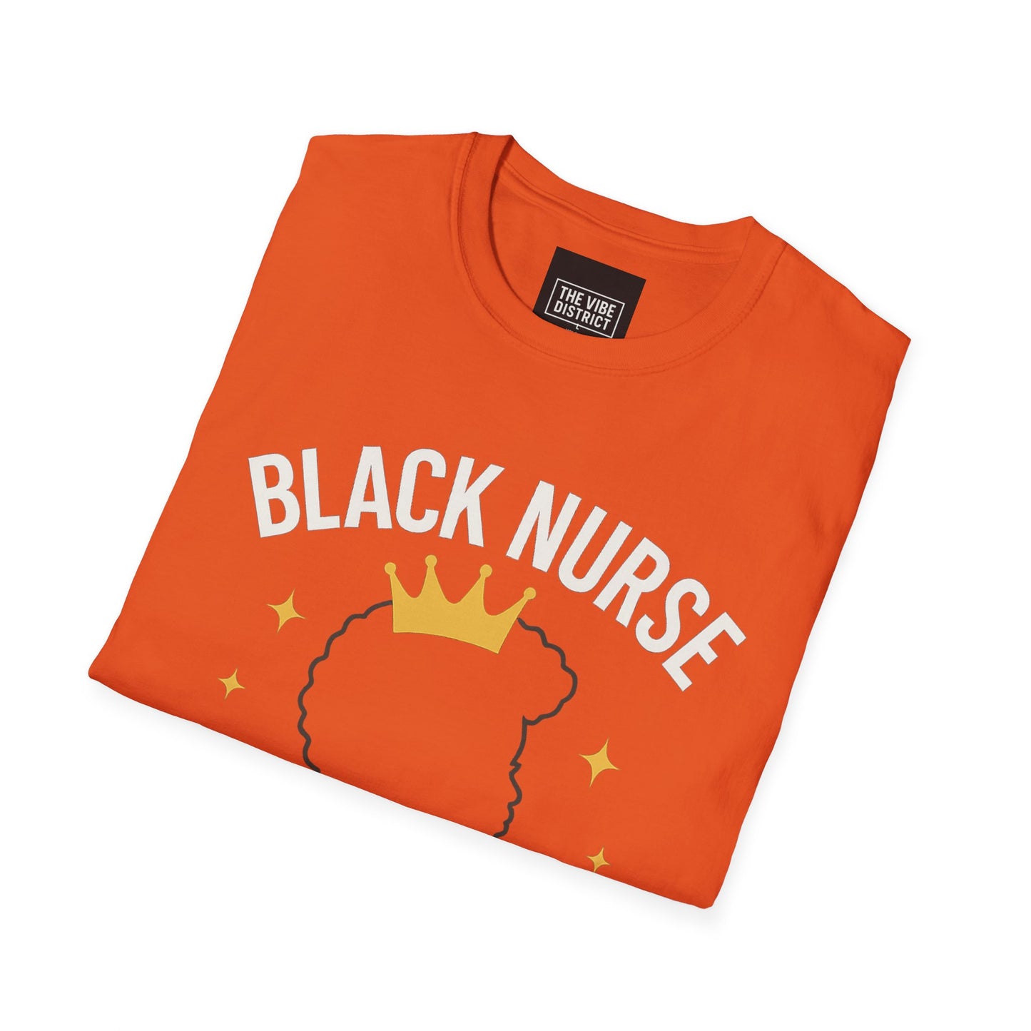 Black Nurse Magic Unisex Softstyle T-Shirt - Celebrate Healthcare Heroes