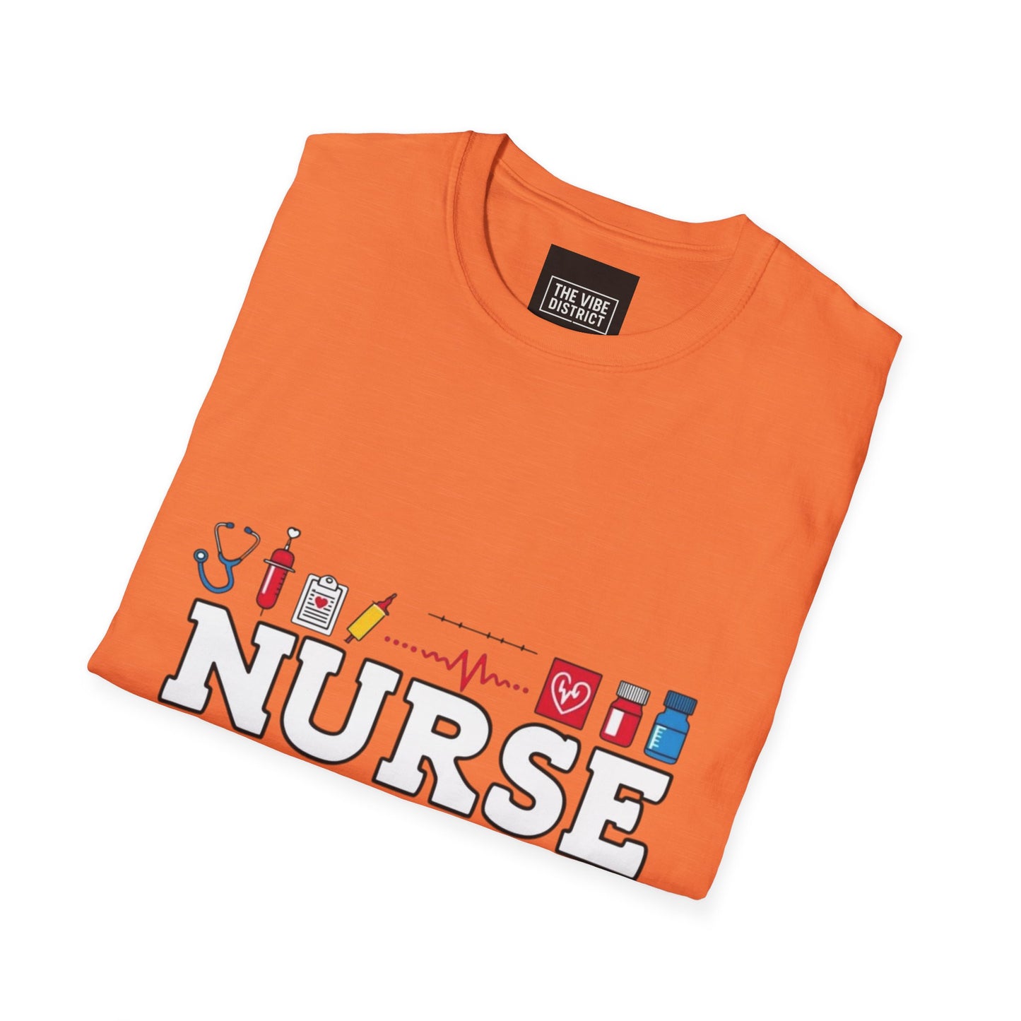 Nurse Appreciation T-Shirt | Unisex Softstyle Tee for Healthcare Heroes | "I'll Be There For You" Design